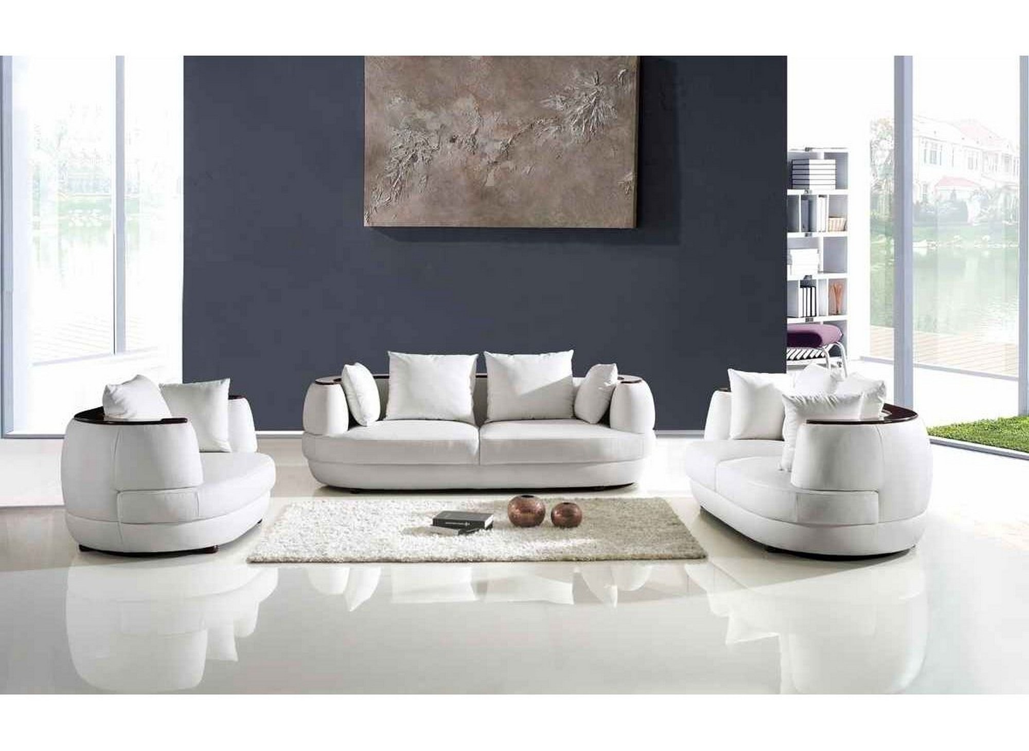 Salon moderne fauteuil: salons noirs et blancs. decorez votre ...
