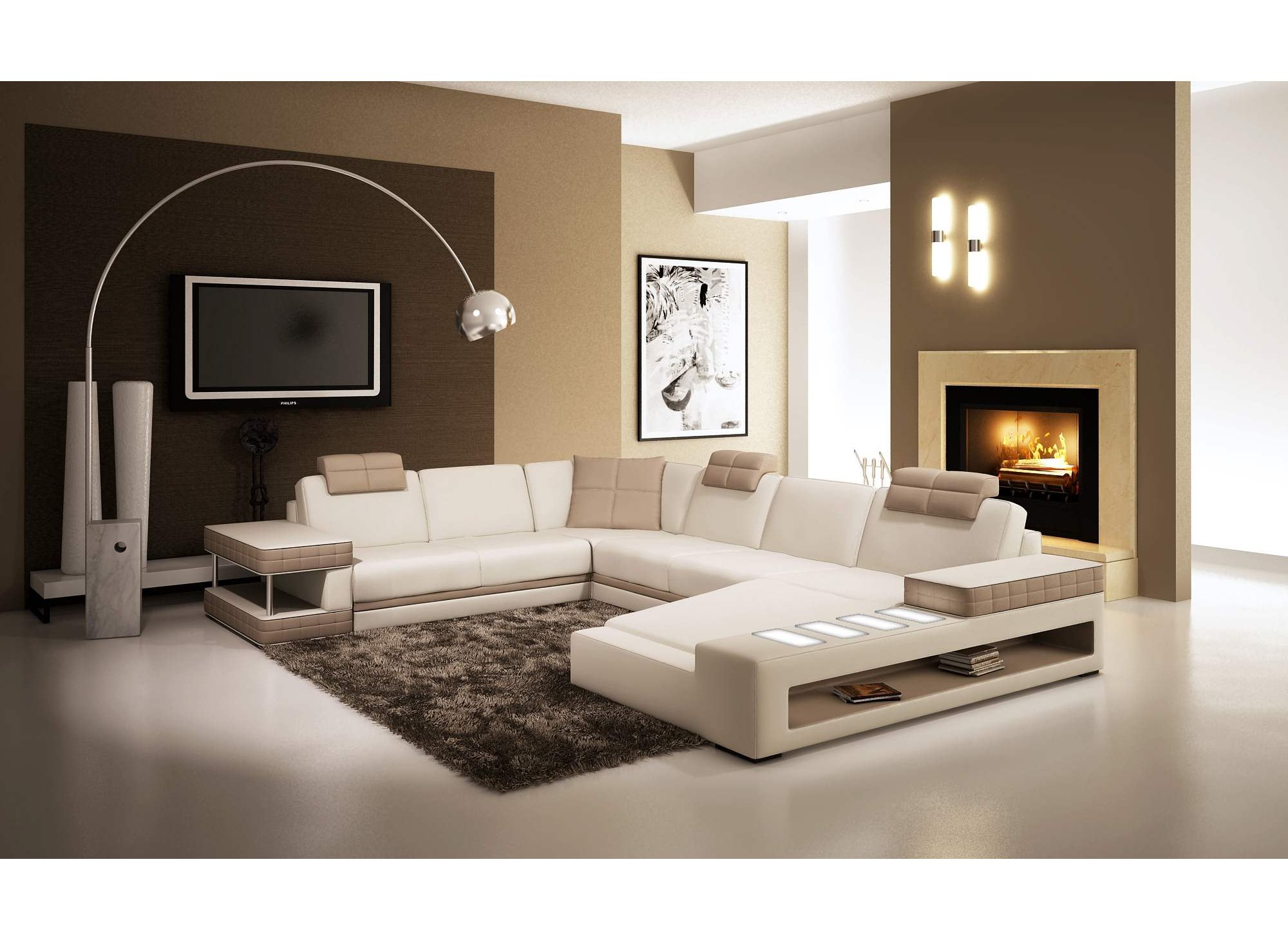 Canap D Angle Convertible Cuir Blanc Canap Du0027angle Design En Canap D Angle Convertible Cuir Blanc Canap Du0027angle Design En
