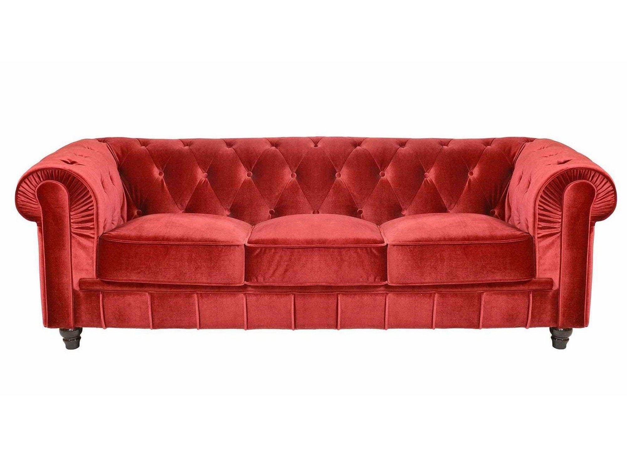 Canape chesterfield velours Canape chesterfield velours