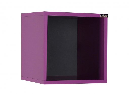 Etagère cube murale - violet KATY