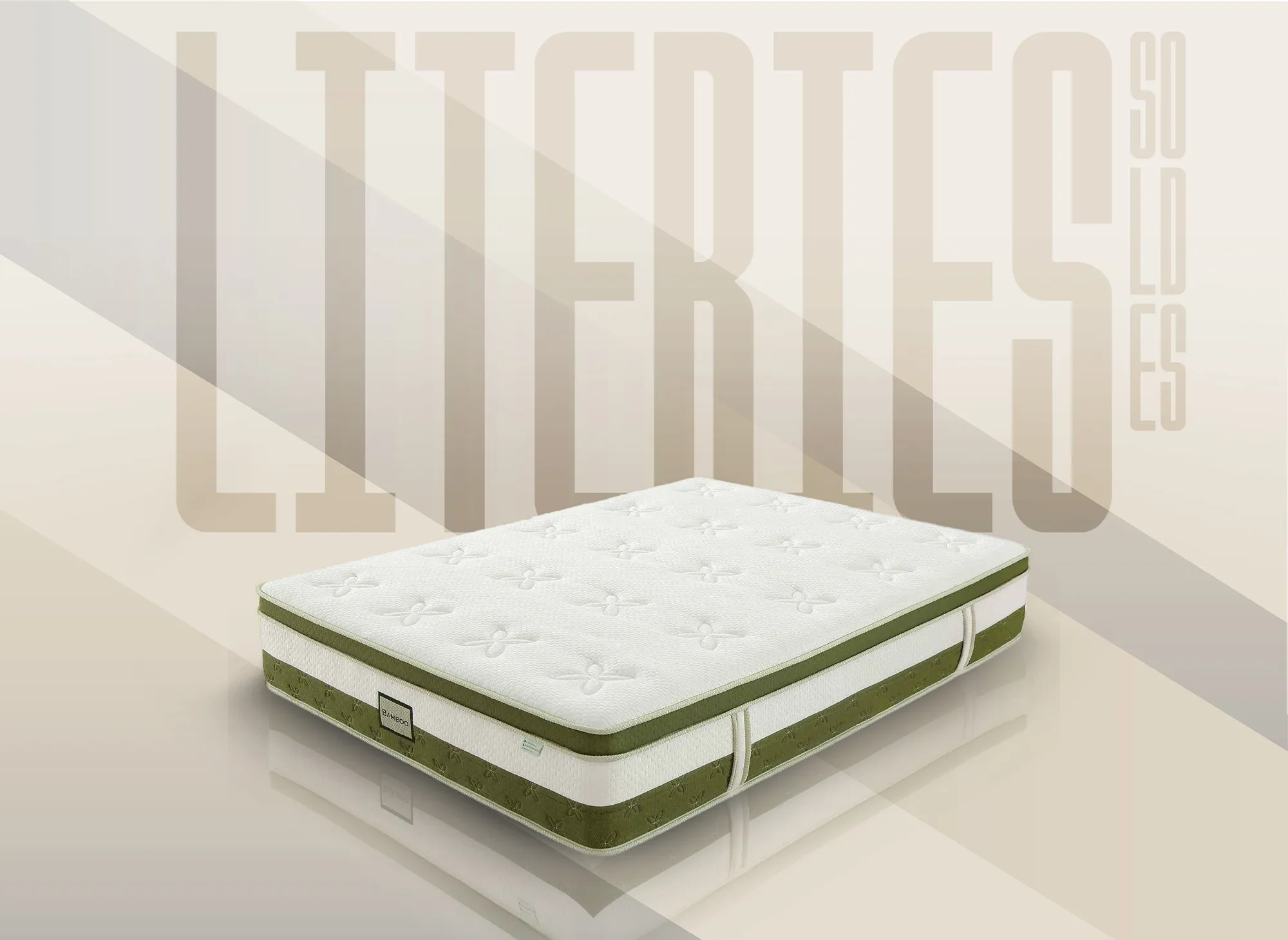 Matelas hybride mousse et ressorts ensachés 160 x 200 cm épaisseur 30 cm  MANOA