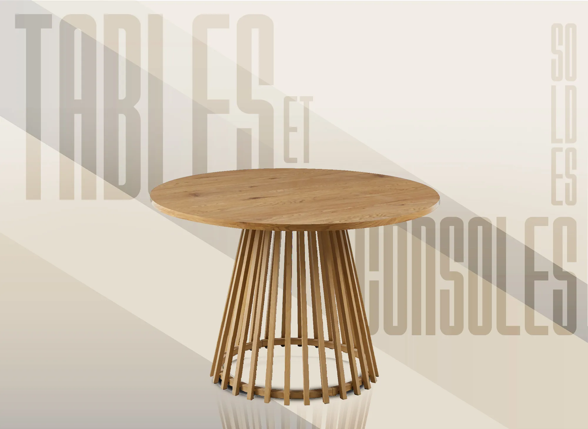 Table à manger ronde design verre marbré et pieds dorés 4 personnes MELISSA