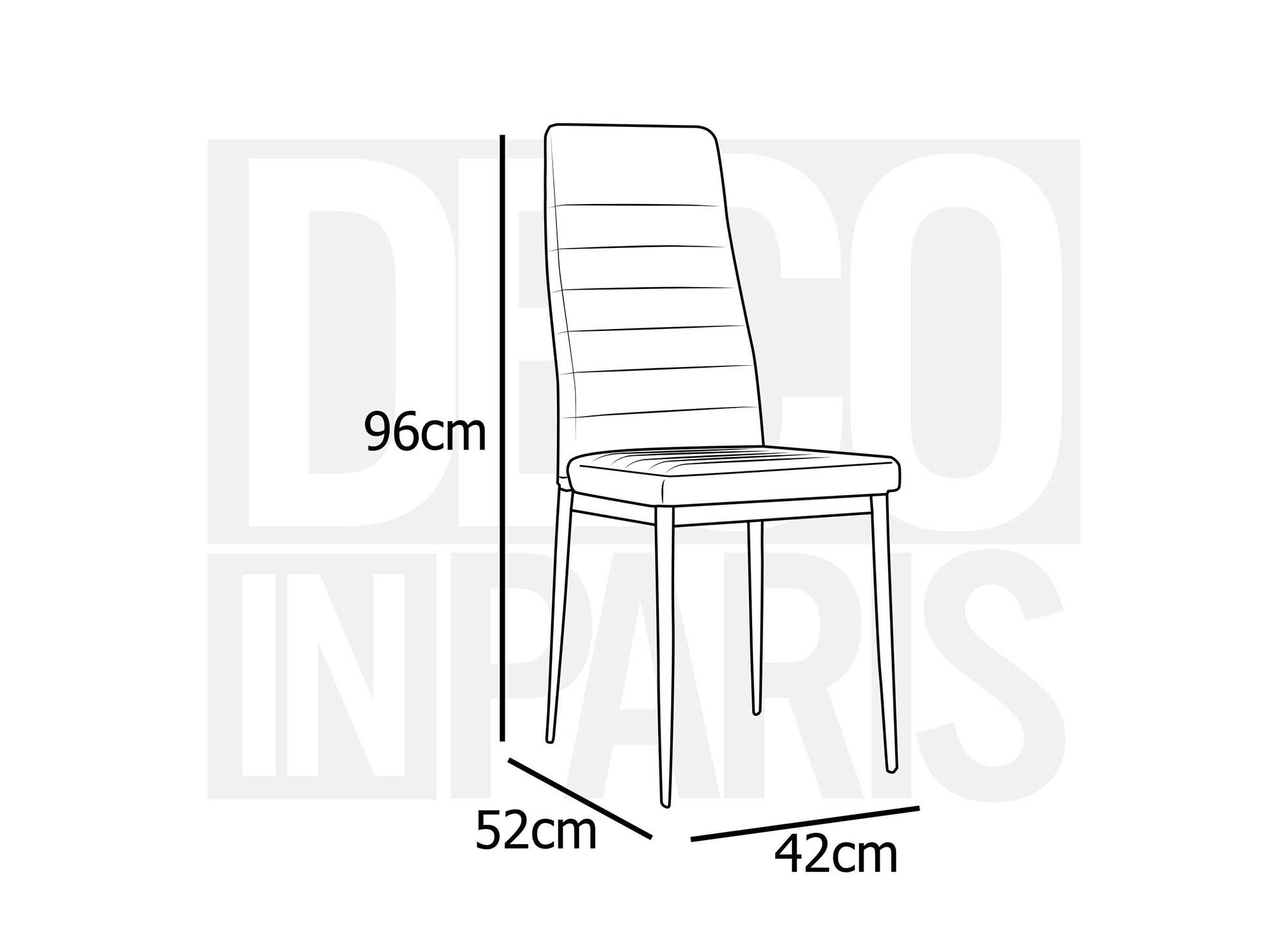 Table à manger extensible + 6 chaises blanc GISBORNE