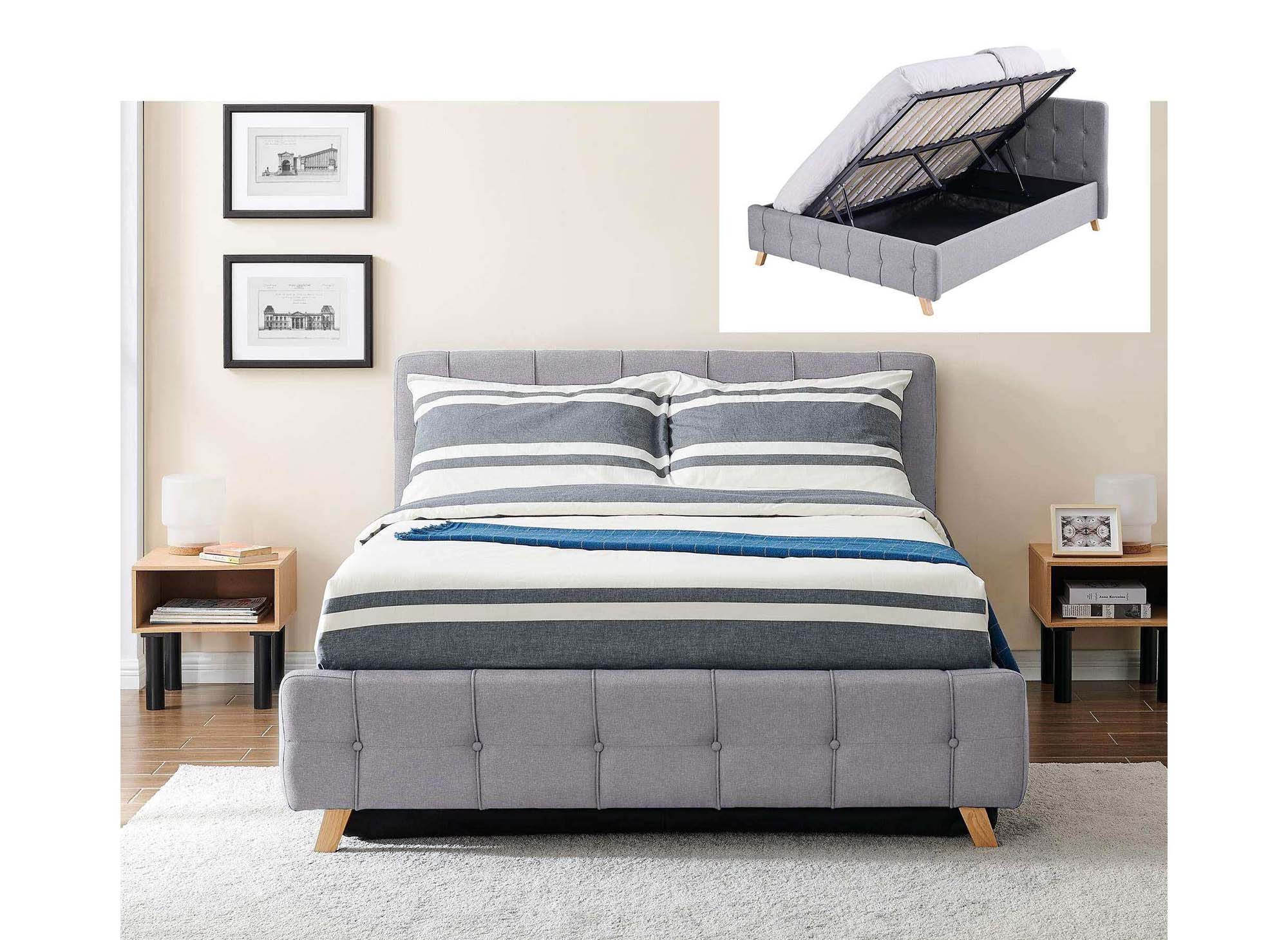 DECO IN PARIS - Lit coffre scandinave avec le sommier ...