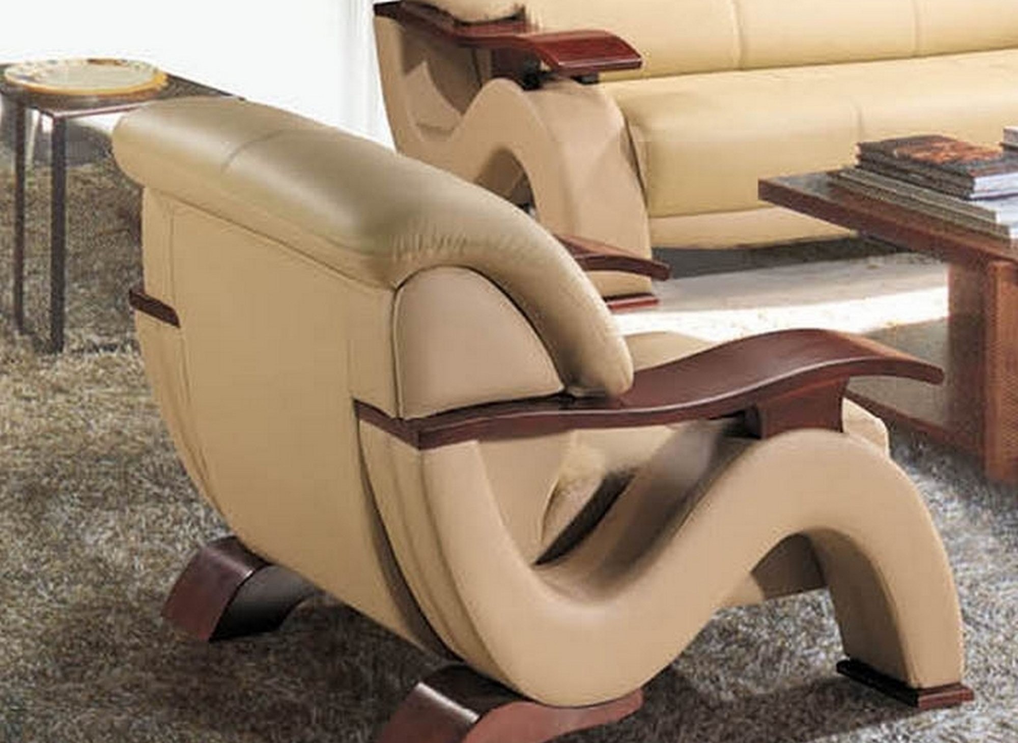 Ensemble Canape Cuir Safari 3 2 1 Place 2033 Decoinparis