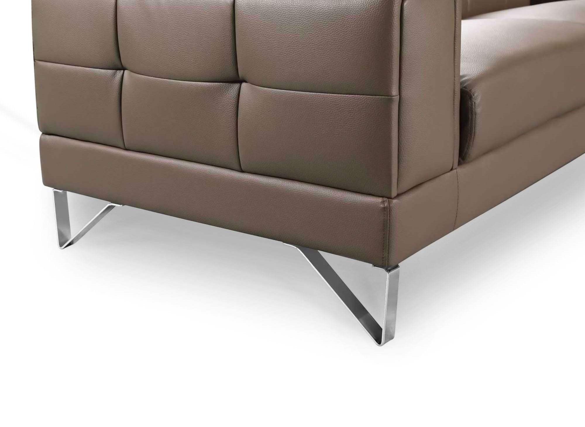 Canapé design 2 places taupe PENELOPE