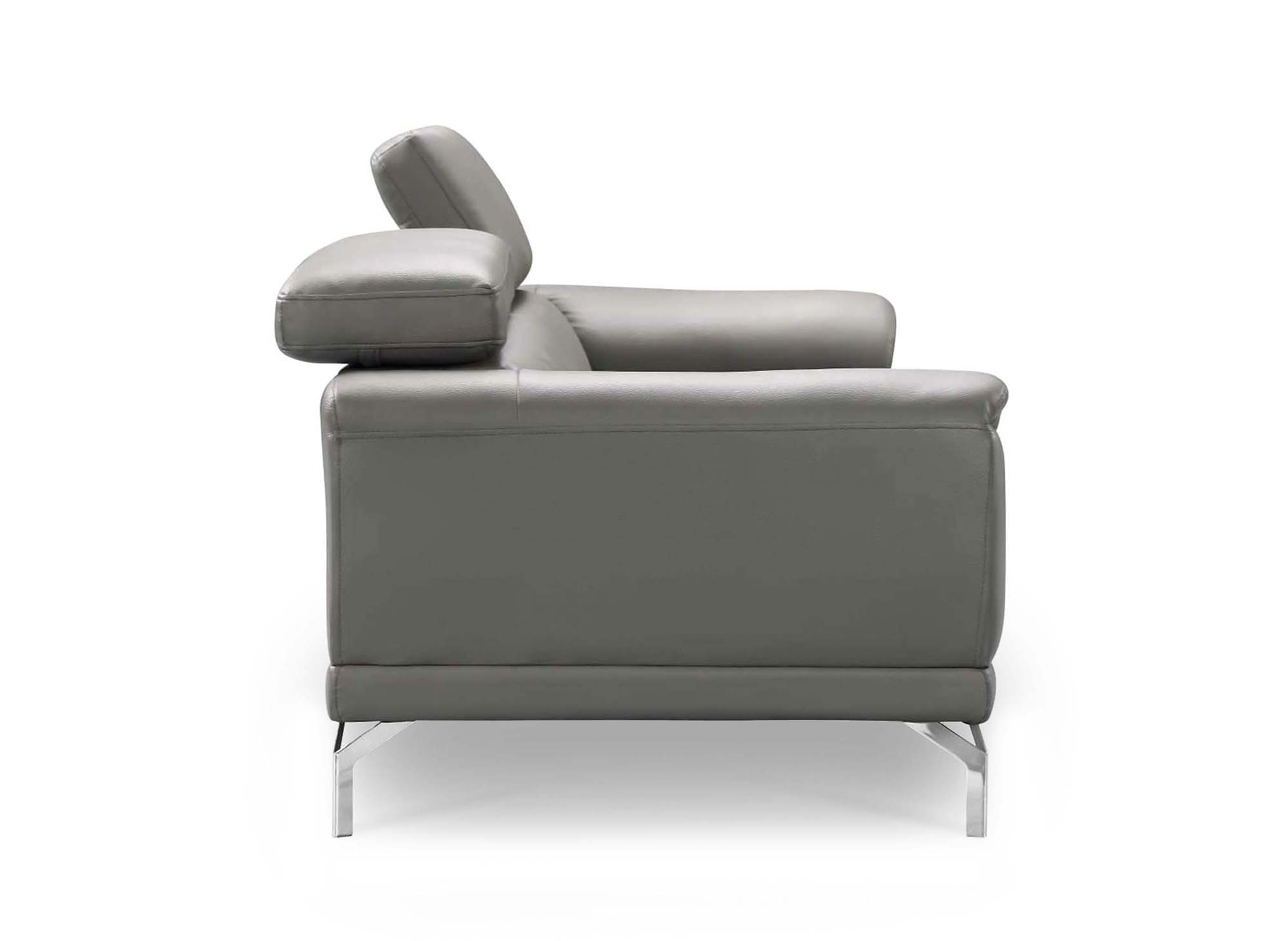 Canapé design contemporain gris 3 places BRITTA