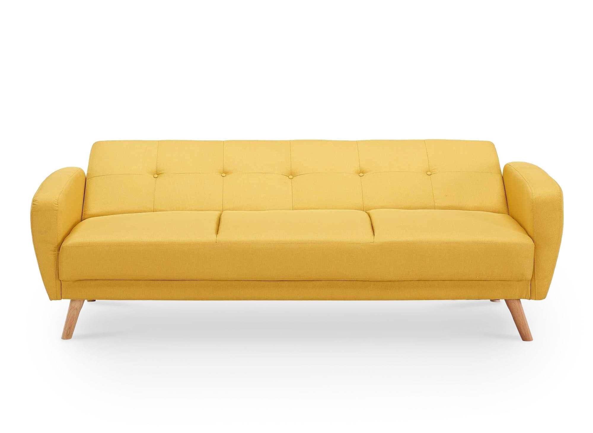 9_canape 3 places convertible scandinave jaune silo silo ...