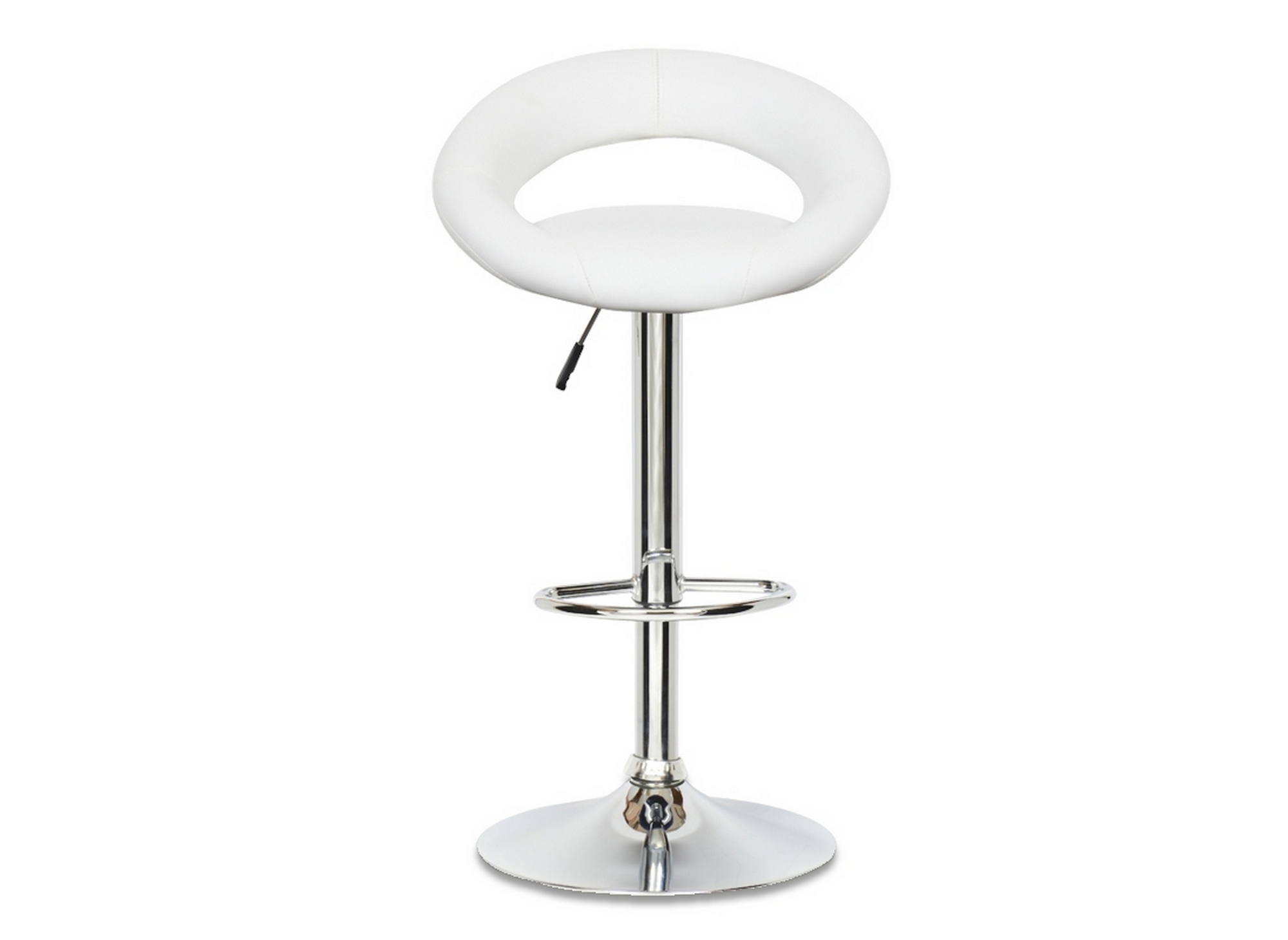 Lot de 2 tabourets de bar blanc JETI