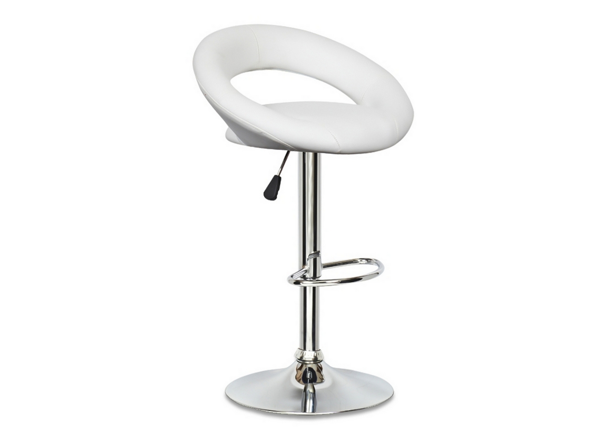 Lot de 2 tabourets de bar blanc JETI