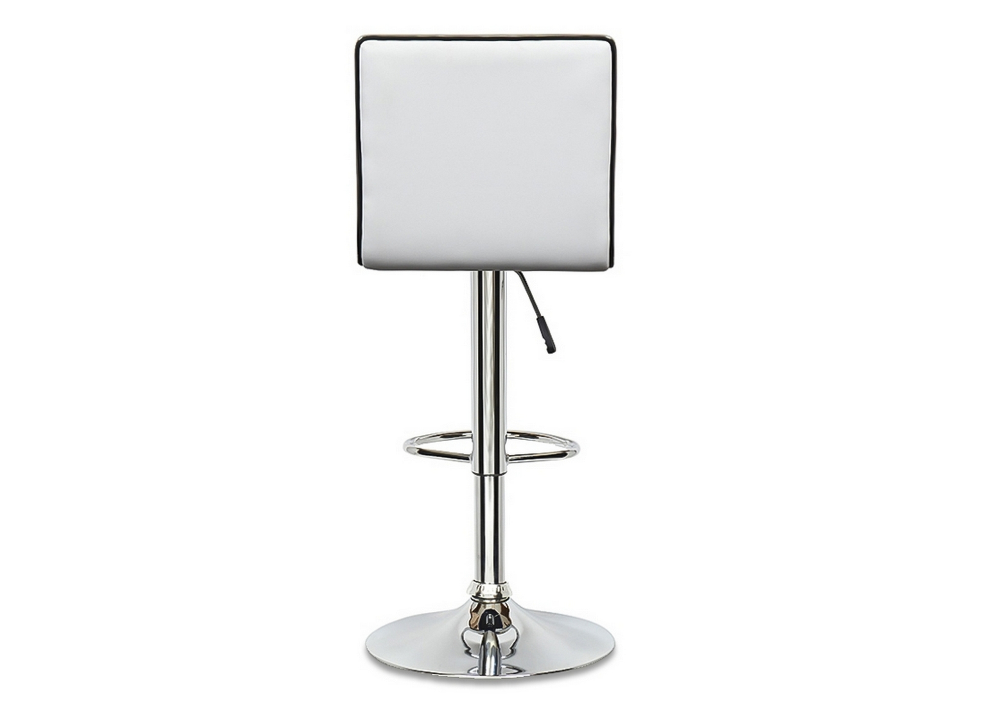 Lot de 2 tabourets de bar blanc et noir LOCAS