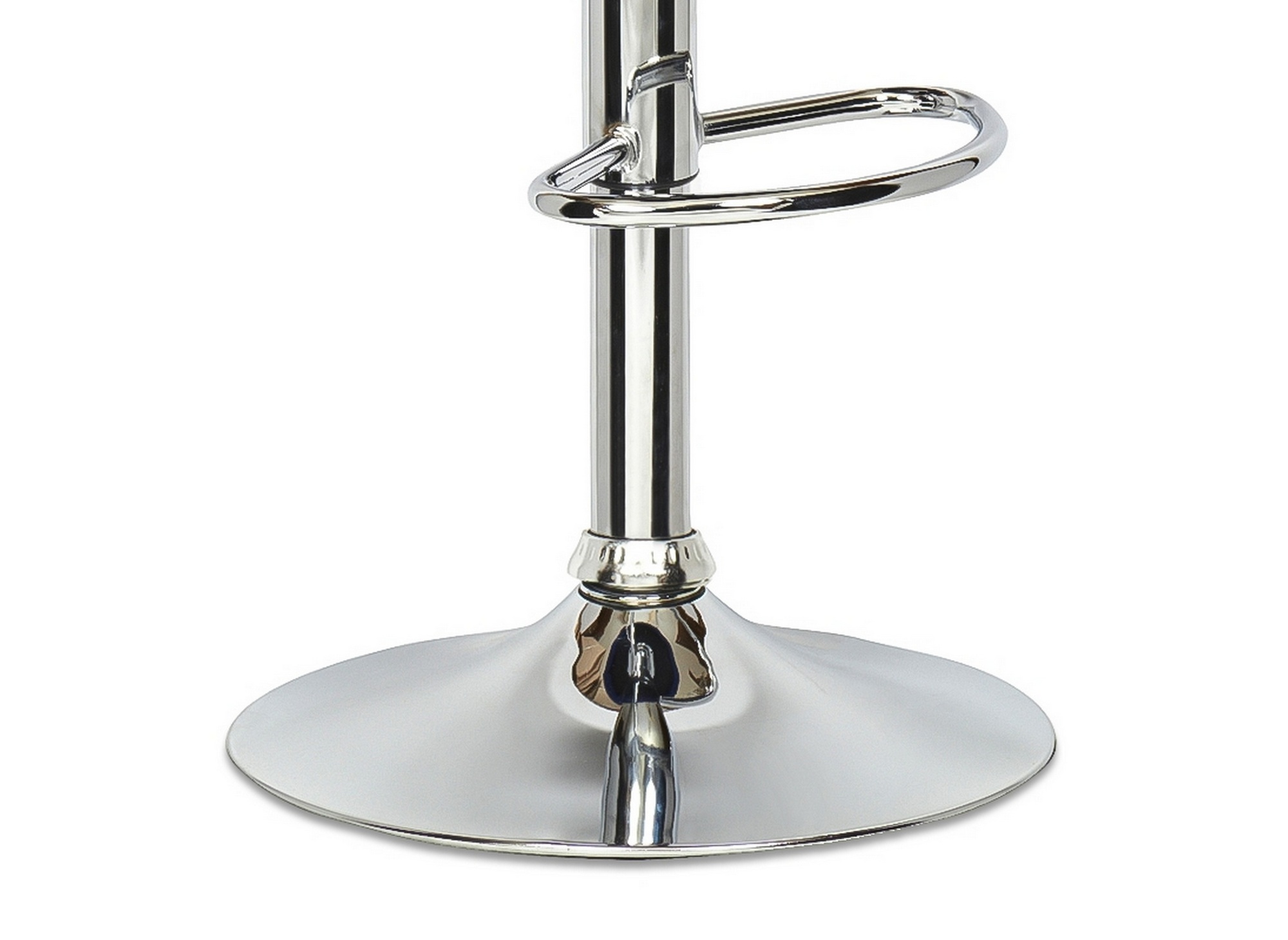 Lot de 2 tabourets de bar blanc et noir LOCAS