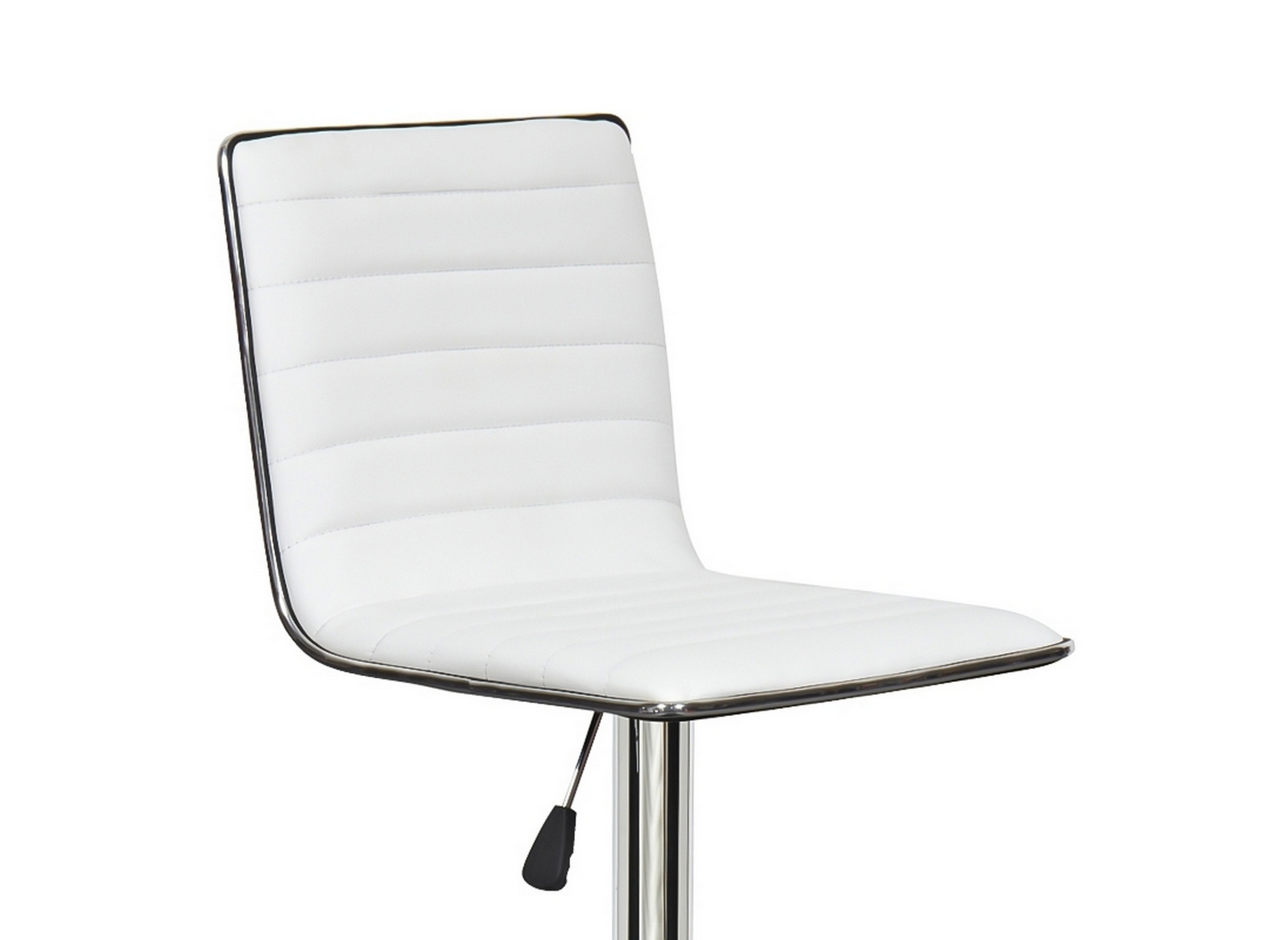 Lot de 2 tabourets de bar blanc et noir LOCAS