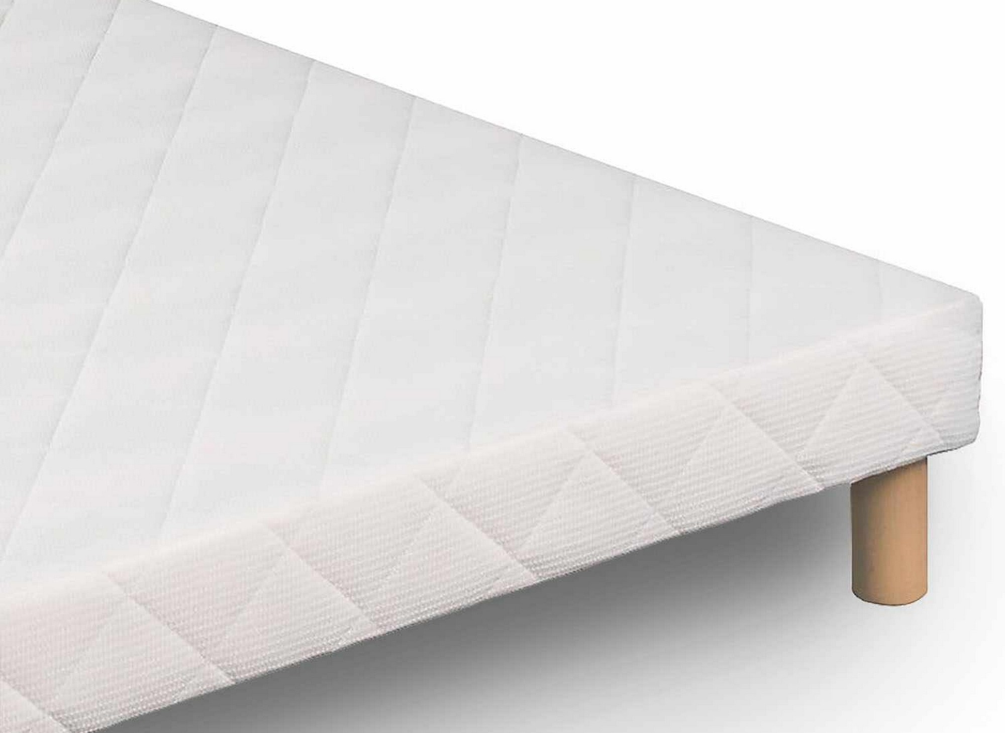 Sommier tapissier 140 x 190 cm + 4 pieds