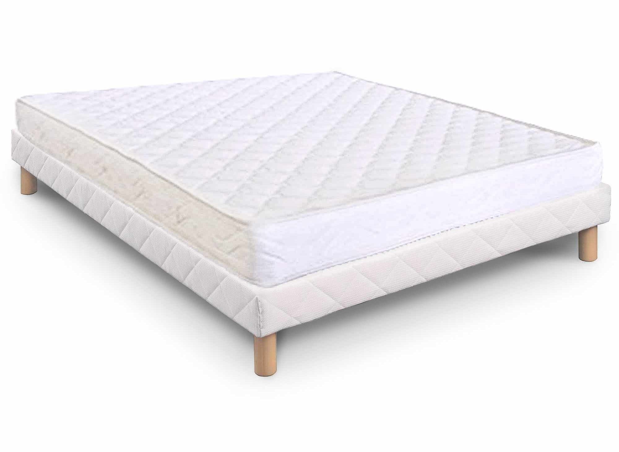 Ensemble Sommier Matelas 140x190 pas cher - Livraison gratuite