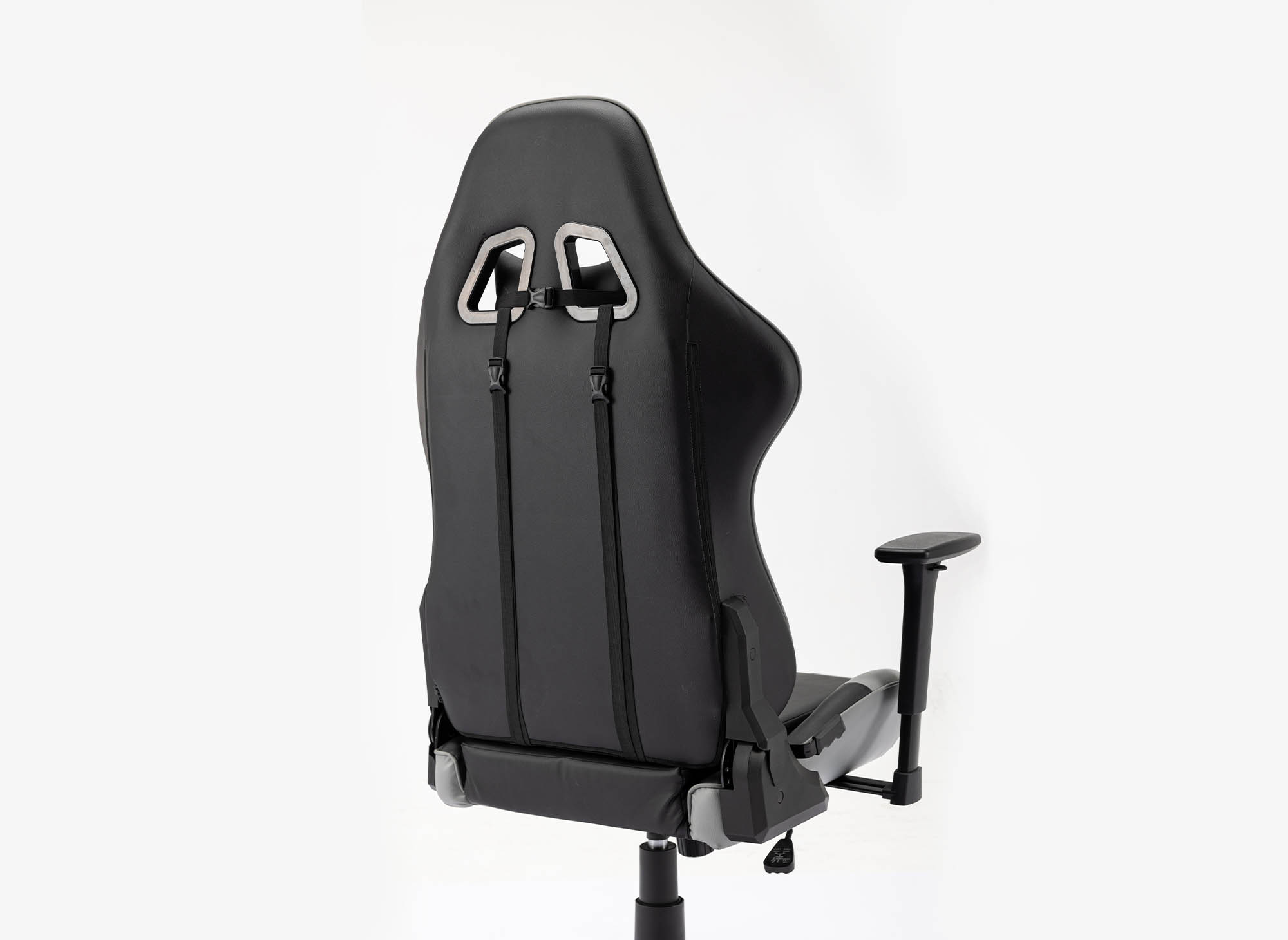 Fauteuil gaming en simili cuir noir et gris ELMAR