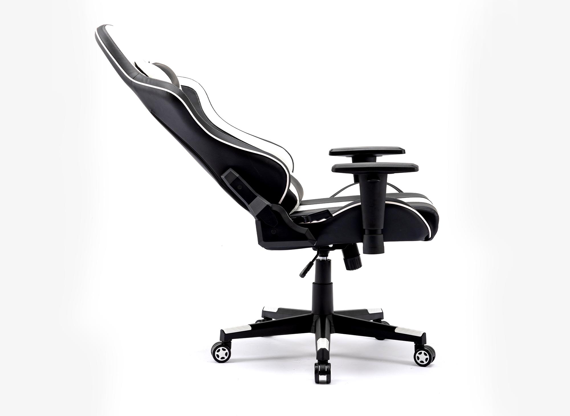 Fauteuil de bureau gaming en simili cuir noir et blanc SOUL - DIP