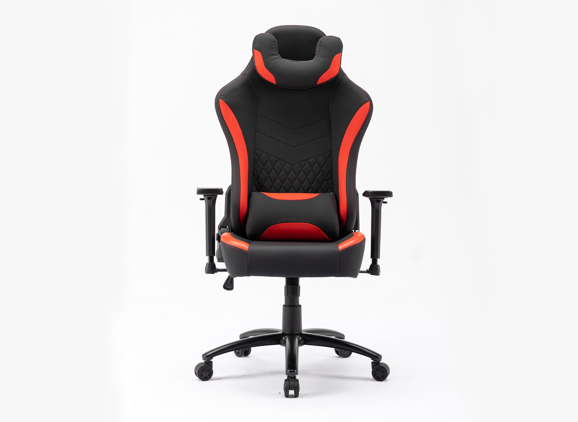 Fauteuil de bureau gamer en simili cuir noir et blanc LYHAM - DIP