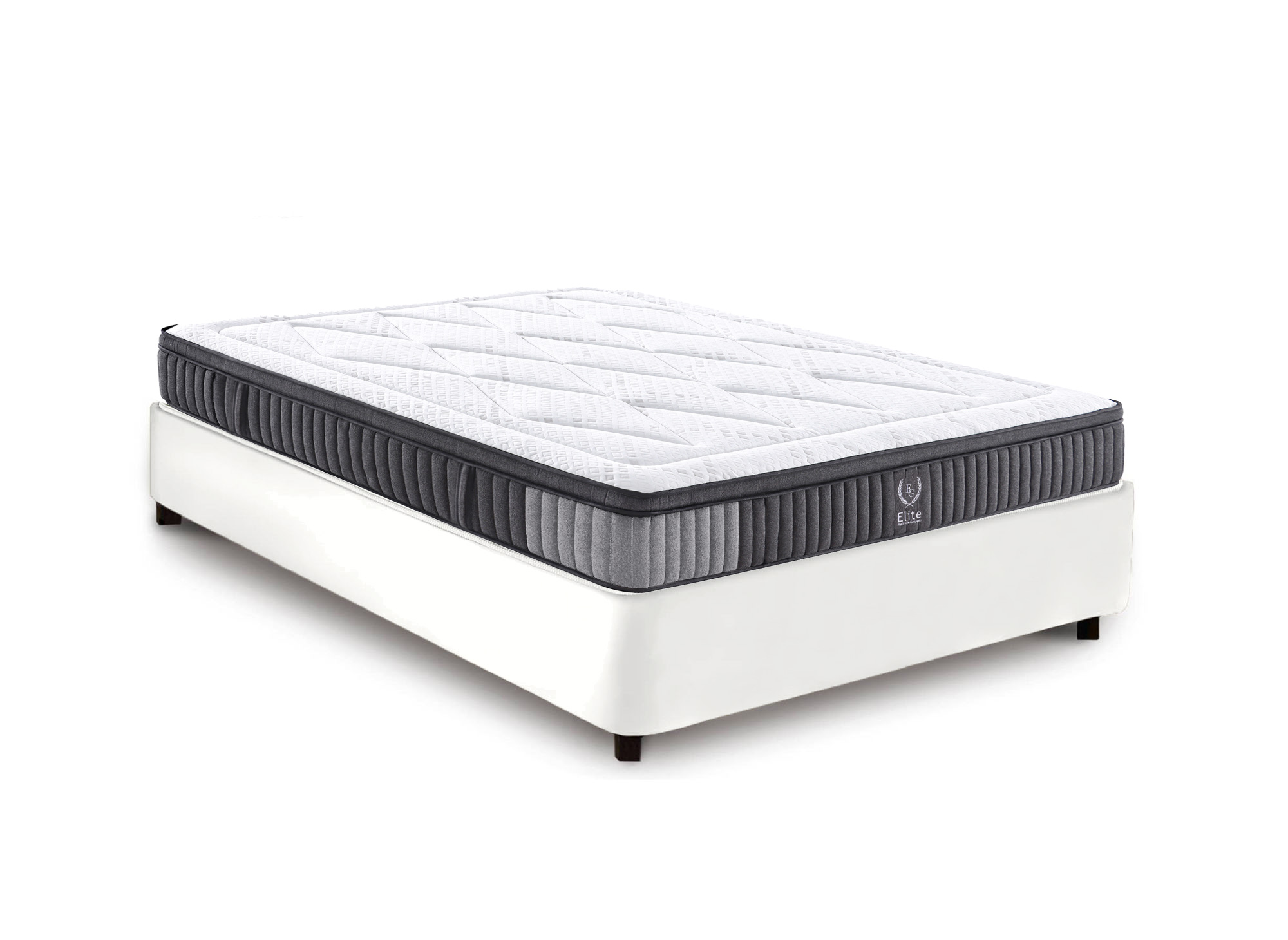 Matelas hybride mousse et ressorts ensachés 160 x 200 cm épaisseur 30 cm  MANOA