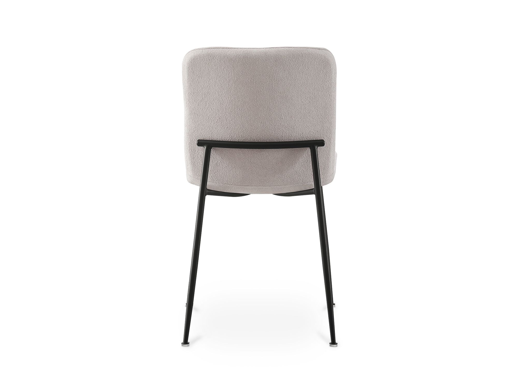 Lot de 4 chaises en tissu beige CHERYL