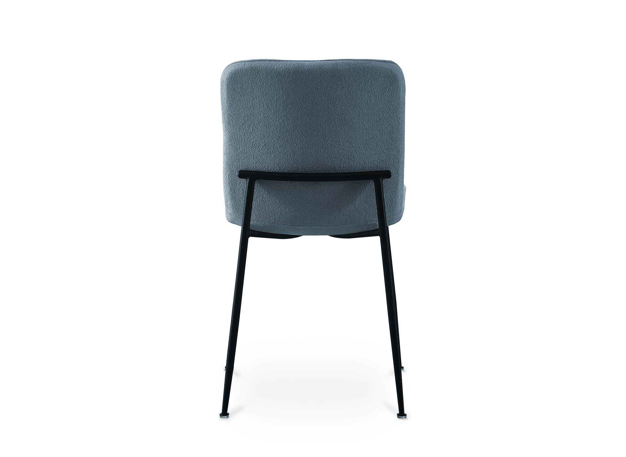 Lot de 4 chaises en tissu bleu CHERYL