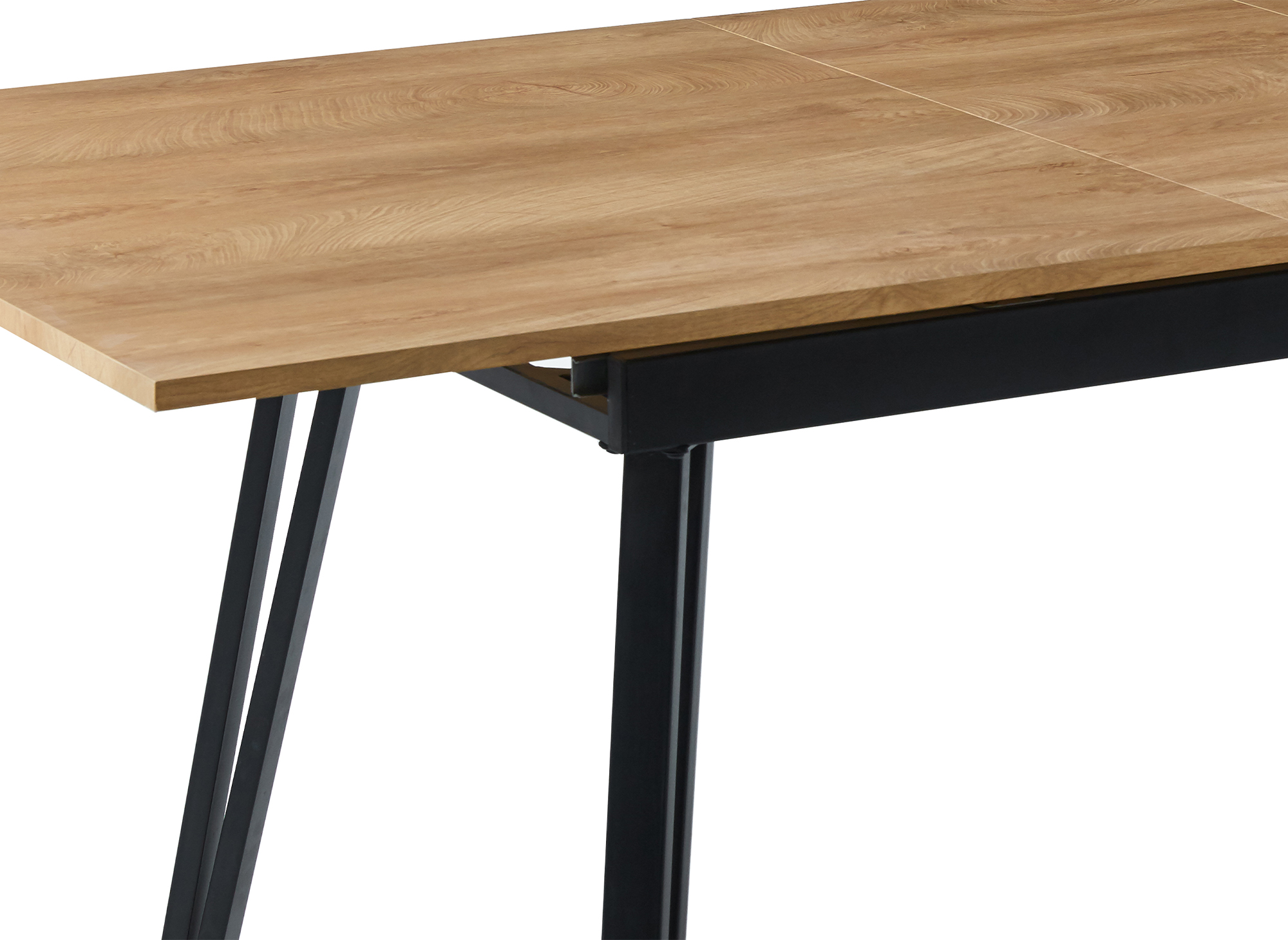 Table à manger à rallonge couleur chêne MENO