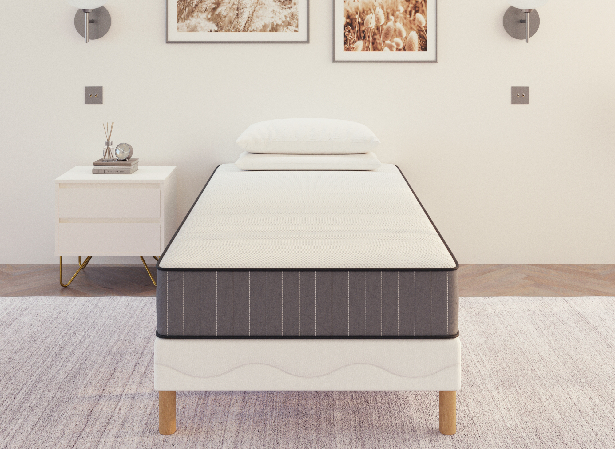 Matelas En Mousse 1 Place 4 Étoiles | Hauteur 20 cm 