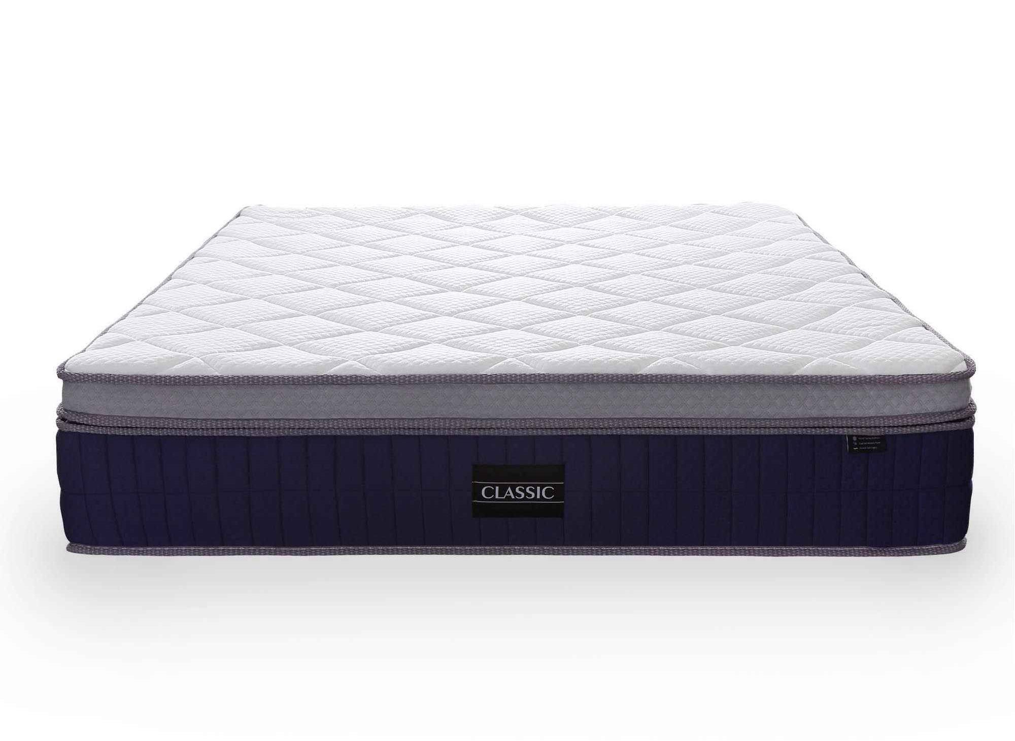 Matelas hybride CLASSIC 140 x 190 cm ressorts ensachés et mémoire de forme  épaisseur 31 cm