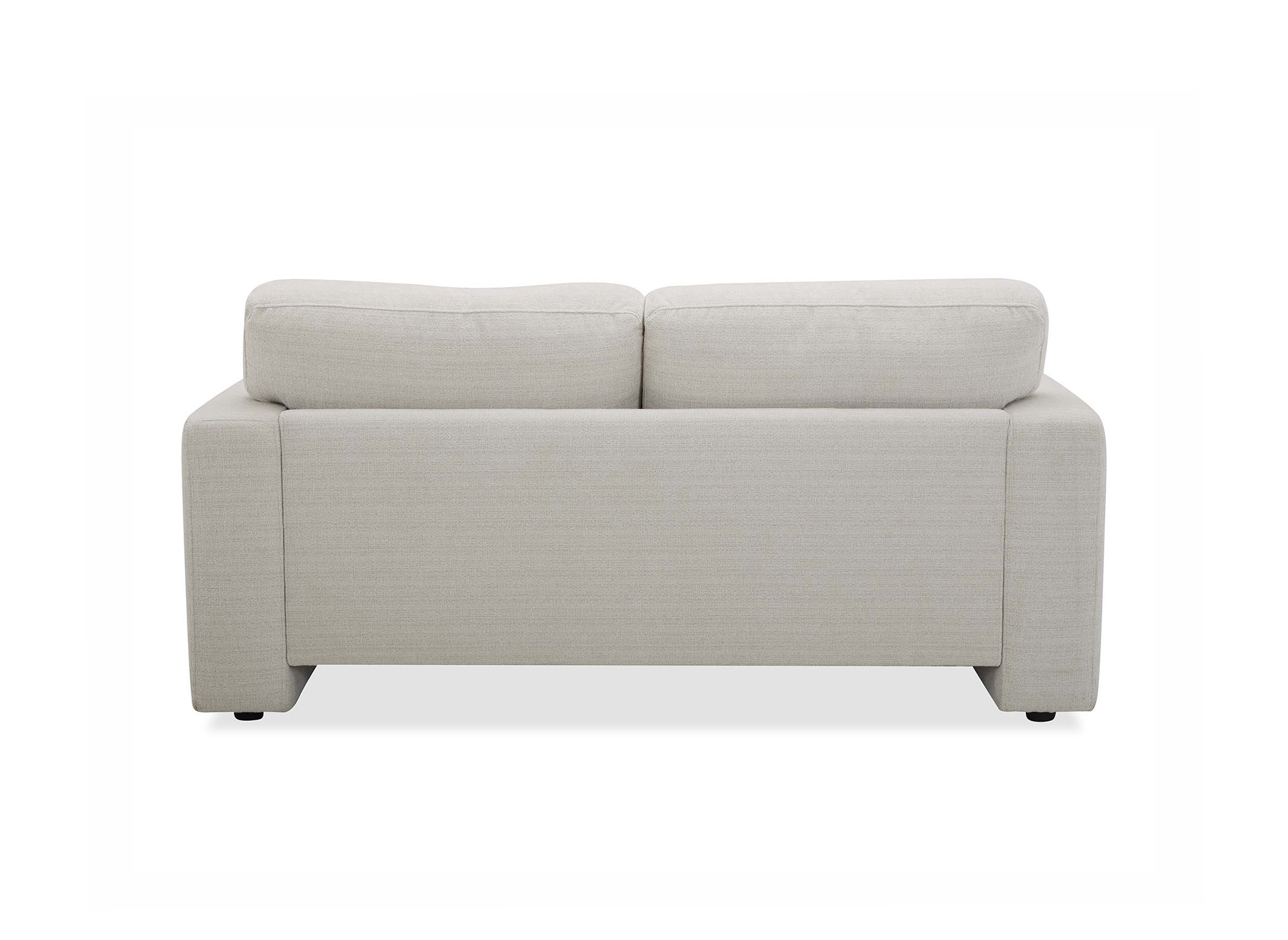 Canapé 2 places en tissu beige AYLINE