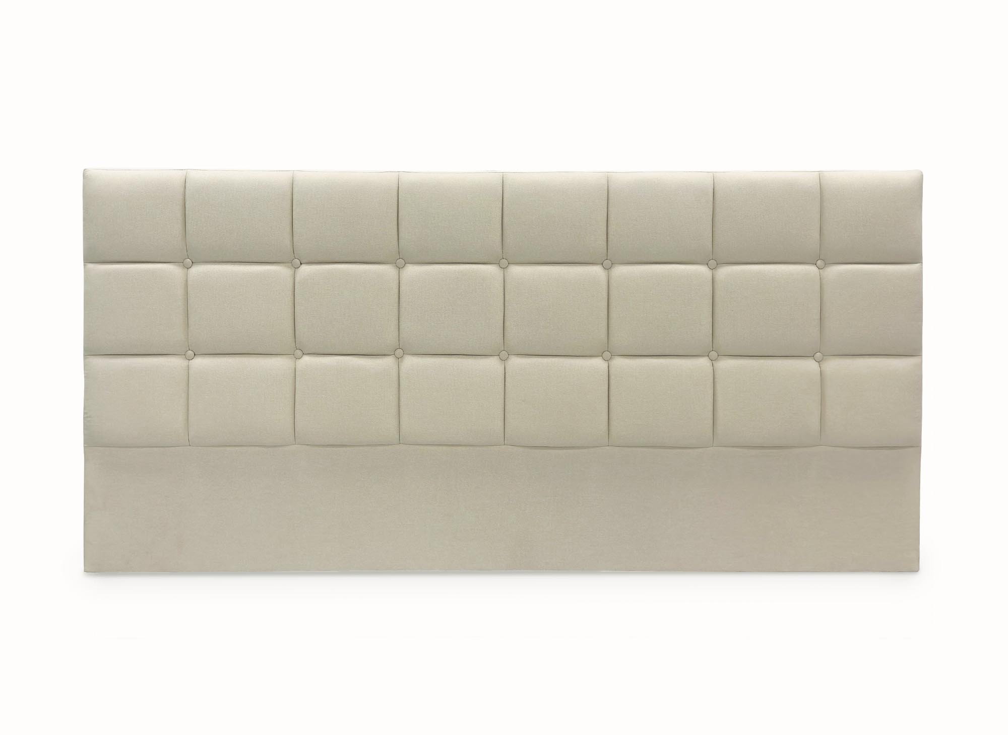 Tête de lit en tissu beige design 180 cm ALVERA