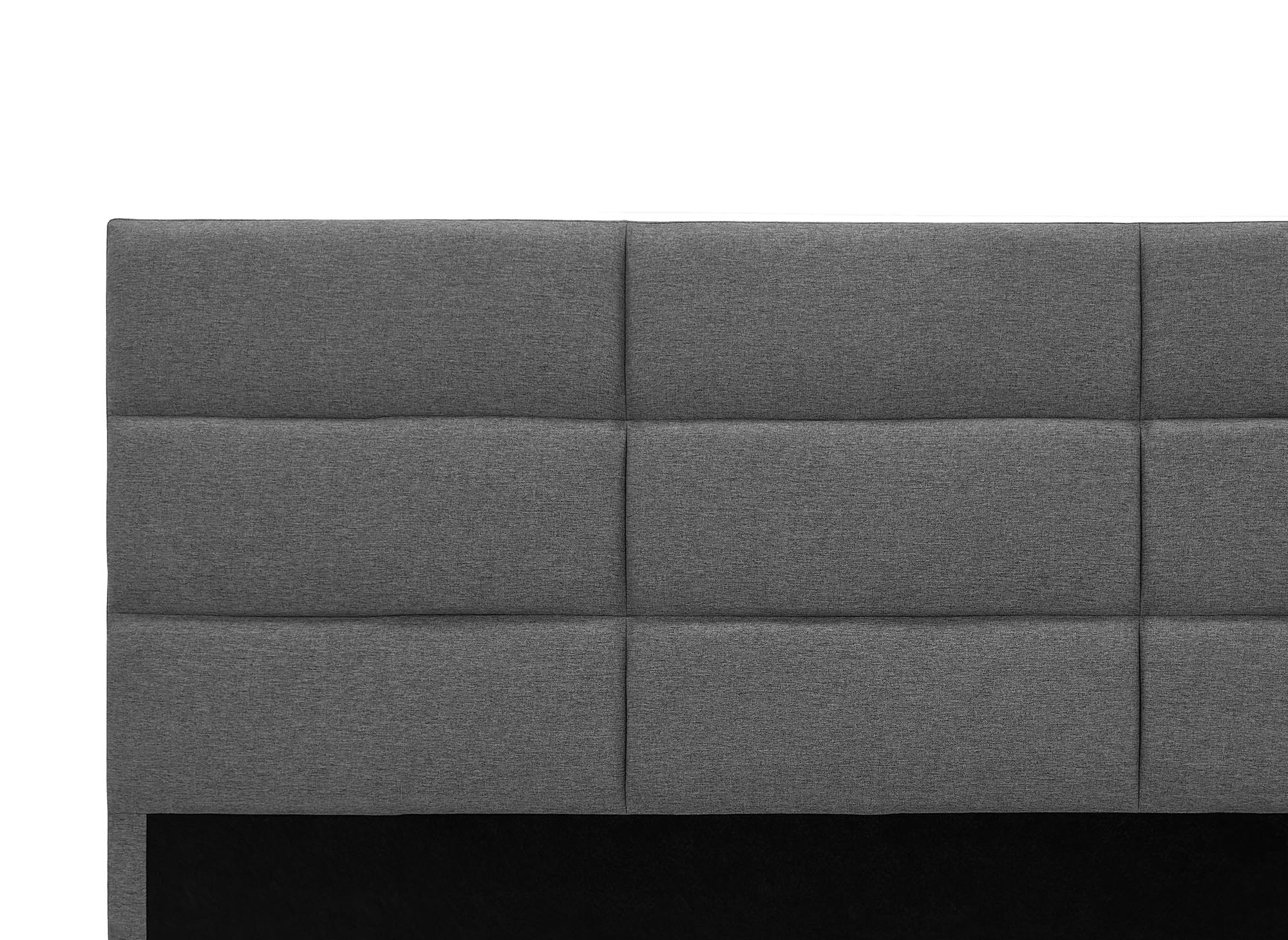 Tête de lit design en tissu gris 160 cm MATTY