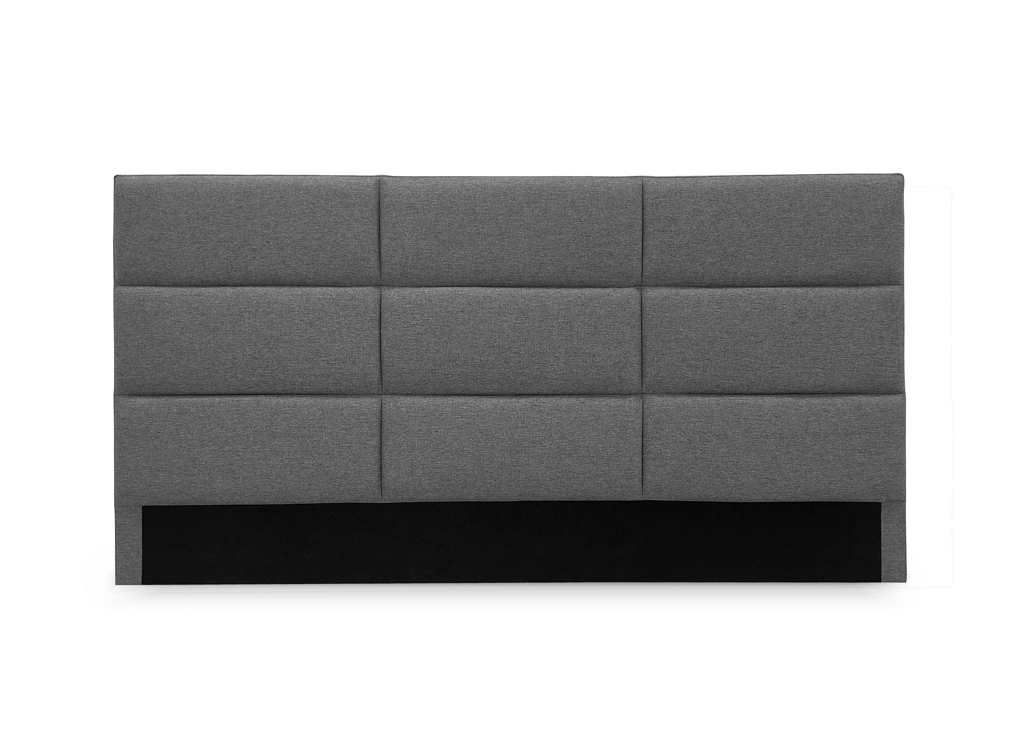 Tête de lit design en tissu gris 160 cm MATTY