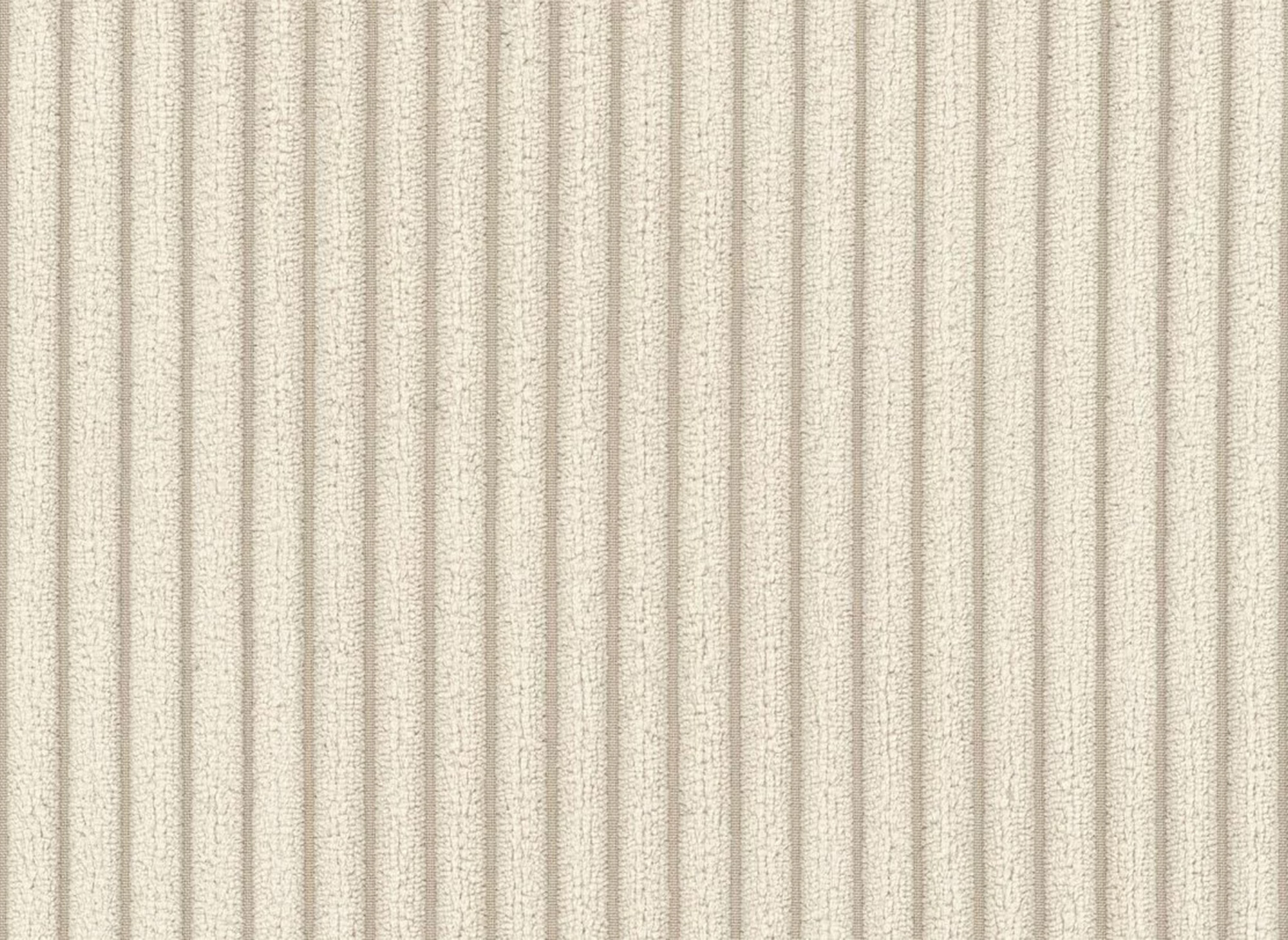 Canapé panoramique convertible avec coffre en velours côtelé beige - JADE