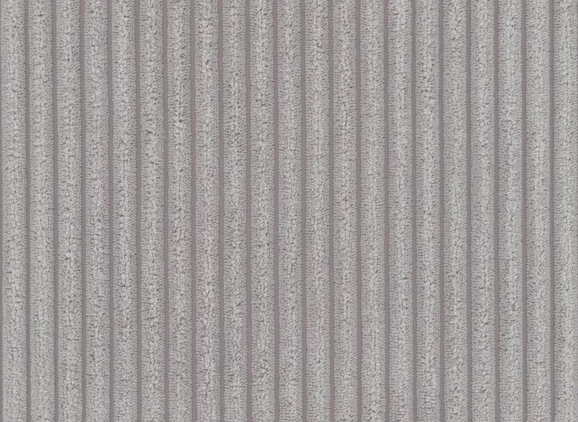 Canapé panoramique convertible avec coffre en velours cotelé gris clair - JADE