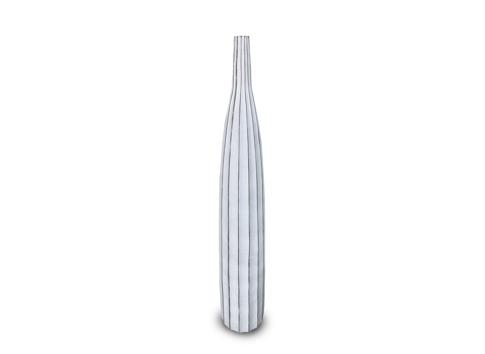 Vase soliflore en résine blanc H101 cm ORME