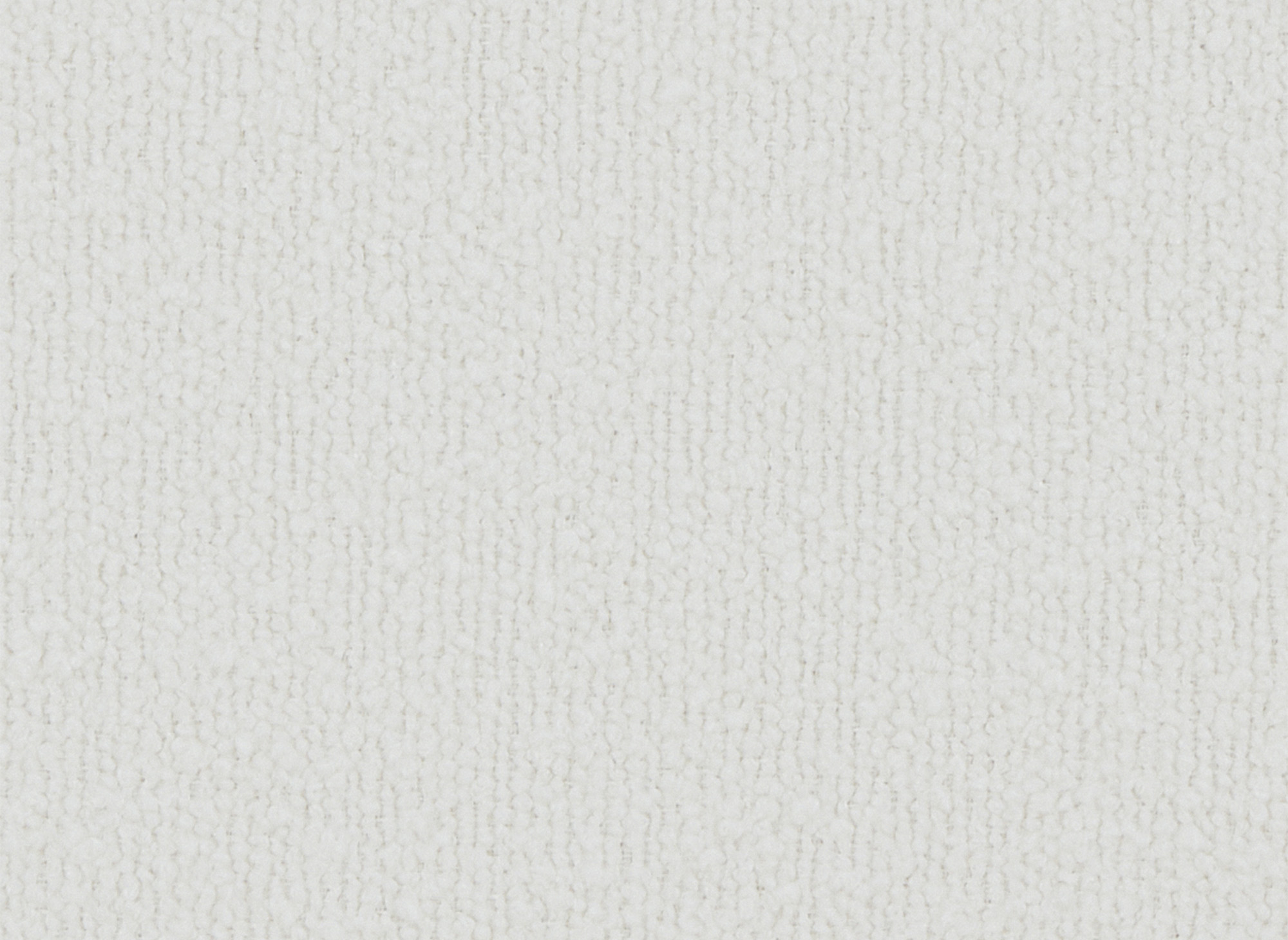 Canapé d'angle modulable en tissu effet peau de mouton blanc écru HARLEM