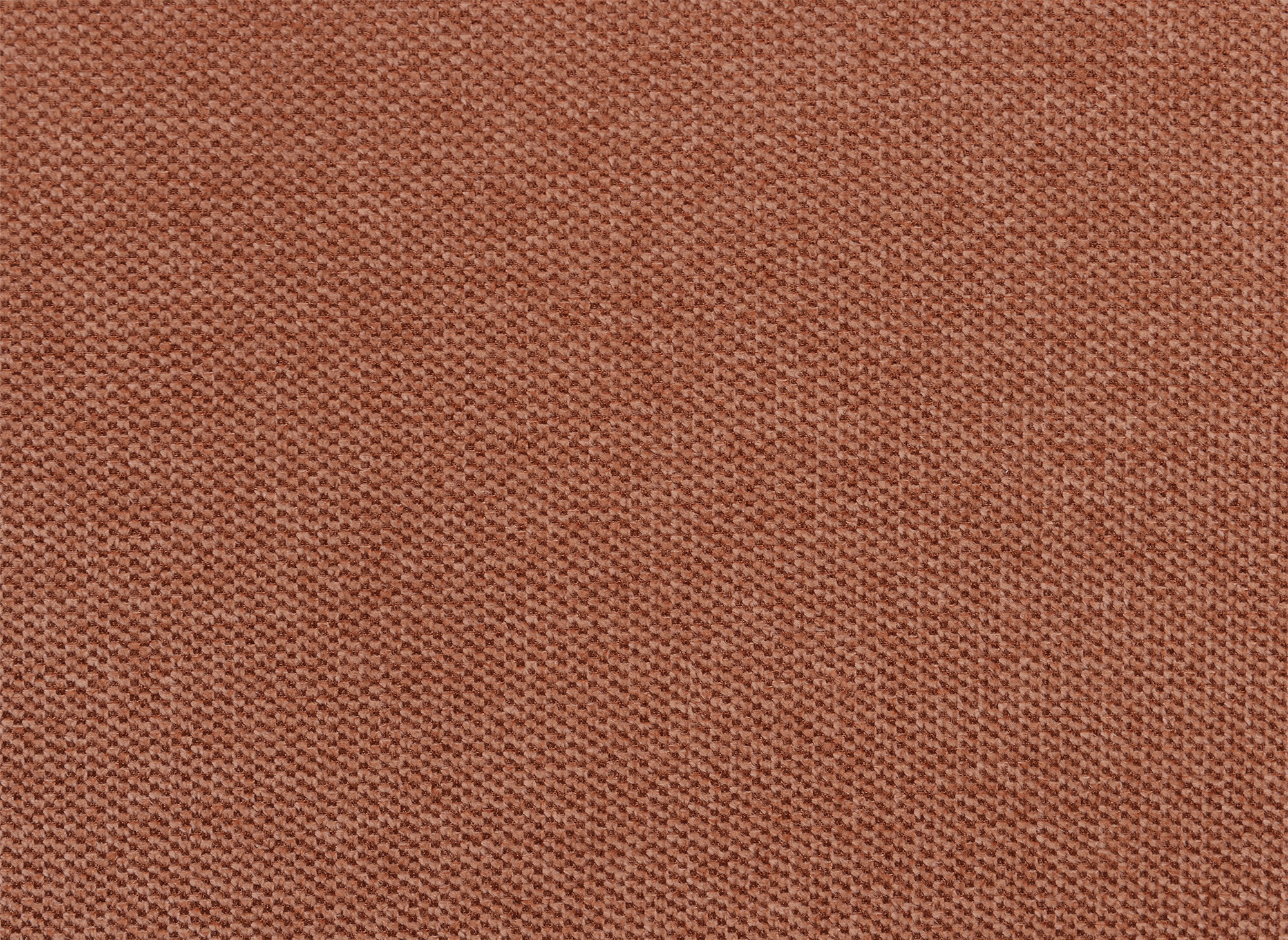 Canapé d'angle convertible avec coffre en tissu terracotta HAVEN - Angle droit