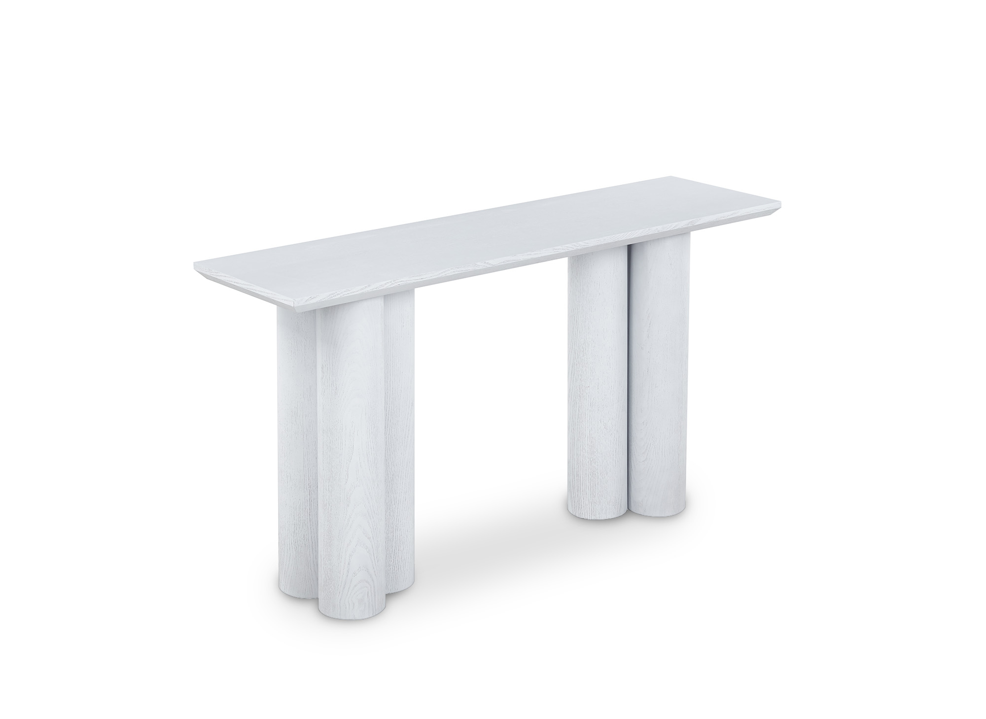 Console blanche pieds forme organique ROSALIA