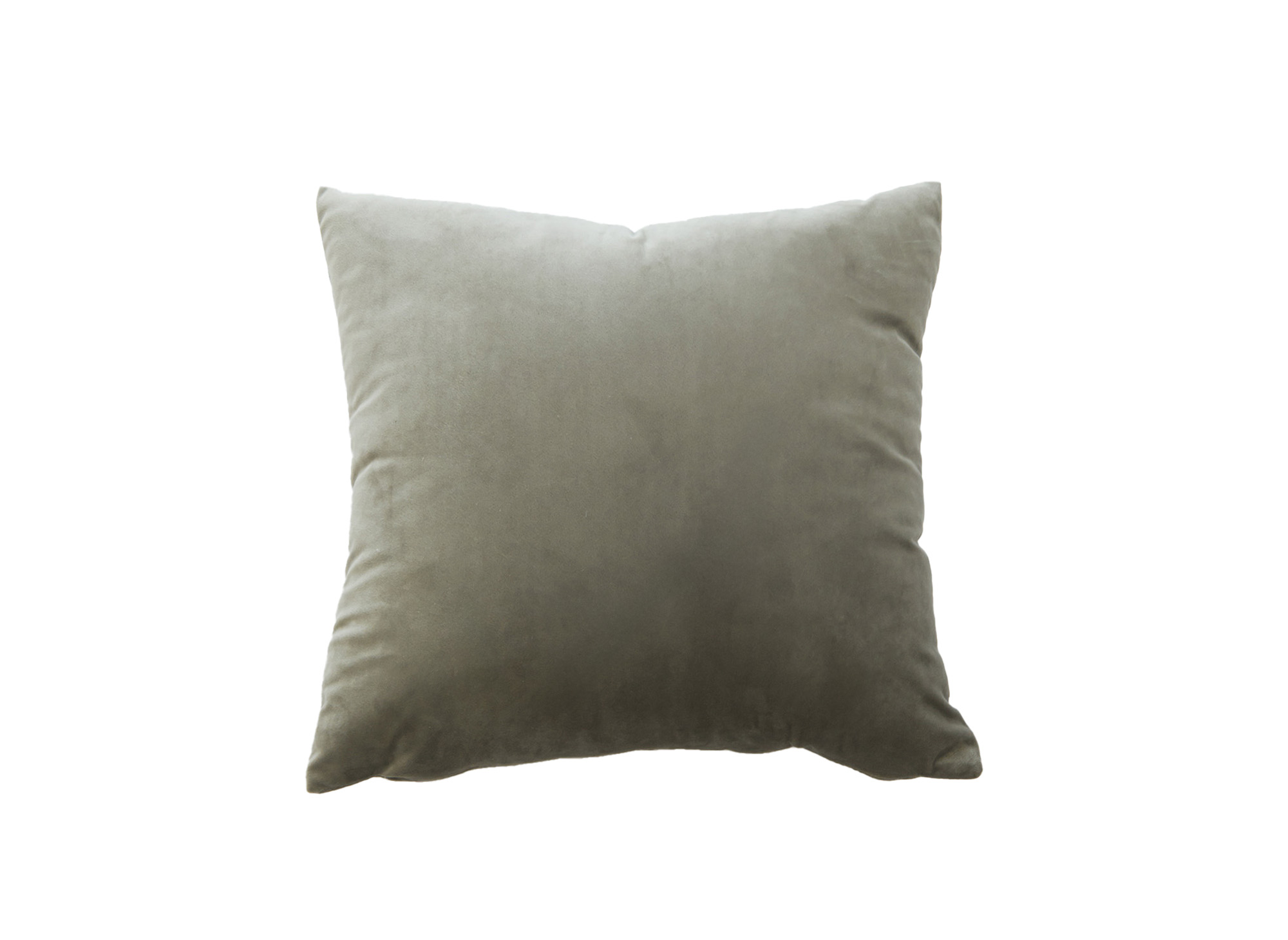 Coussin carré 45x45cm en velours gris foncé TYGA