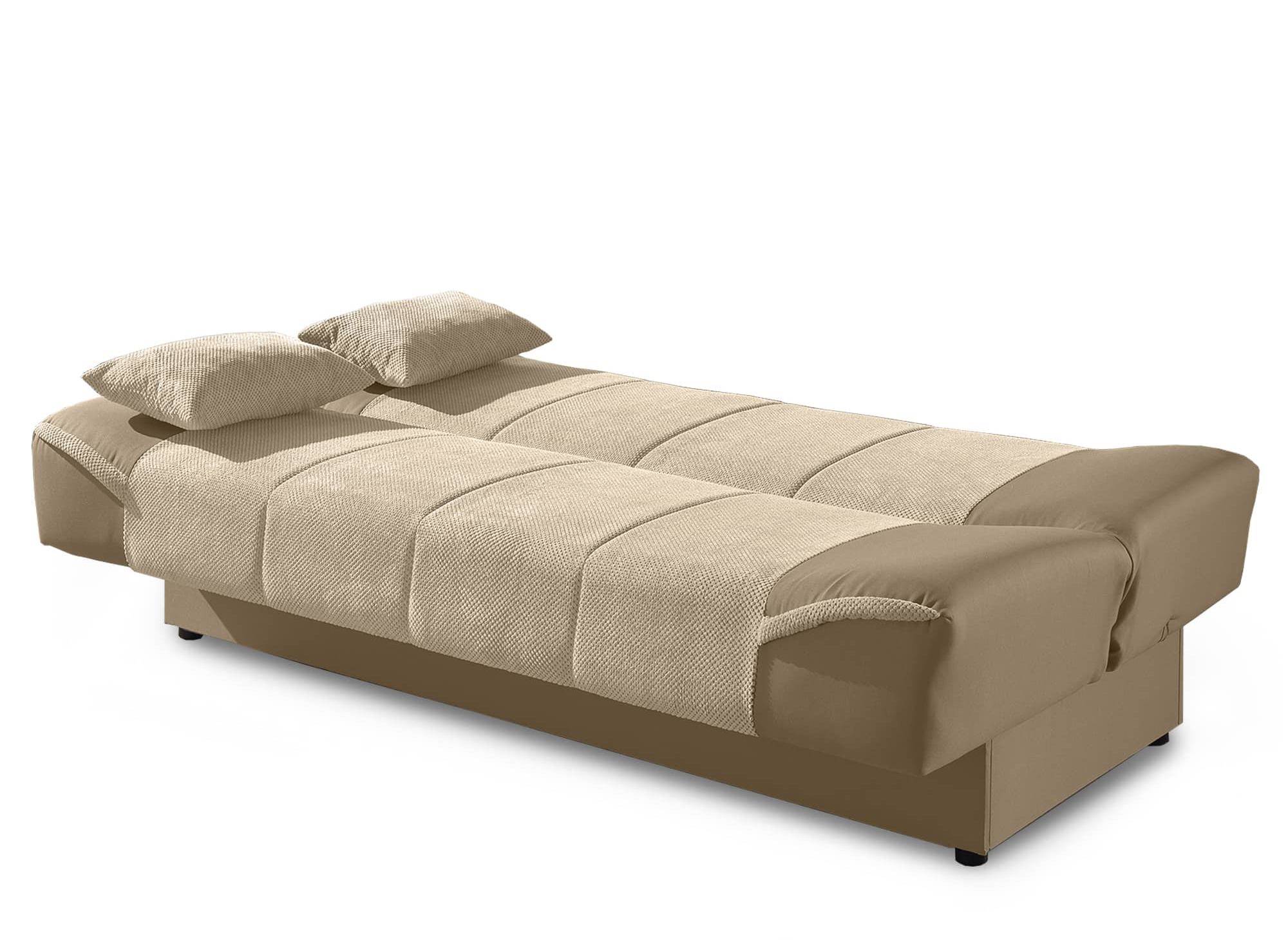 Canapé Convertible Clic-Clac BRICE Velours Beige