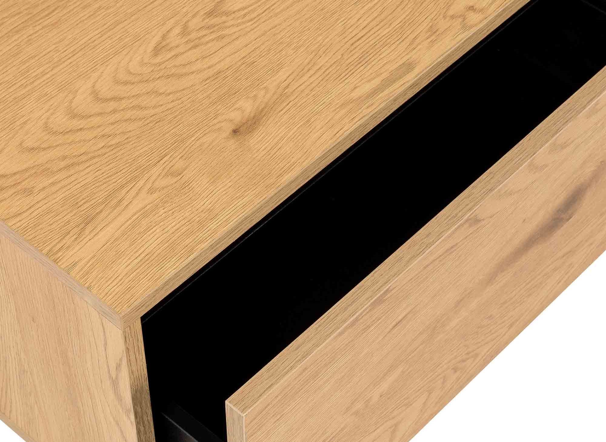 Meuble TV avec 1 tiroir 1 porte DARINA en bois