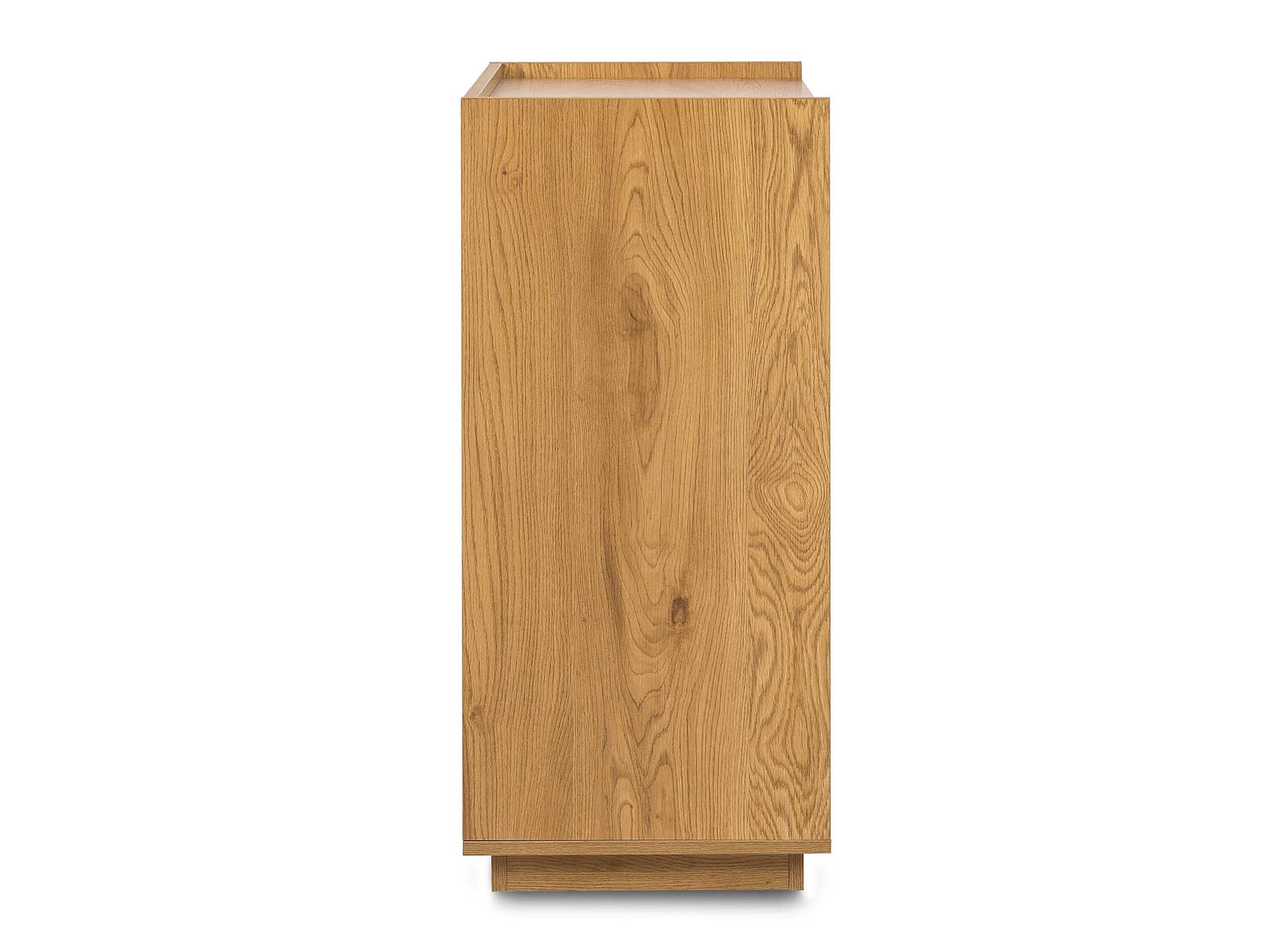 Commode 4 tiroirs en bois couleur chêne SACHA