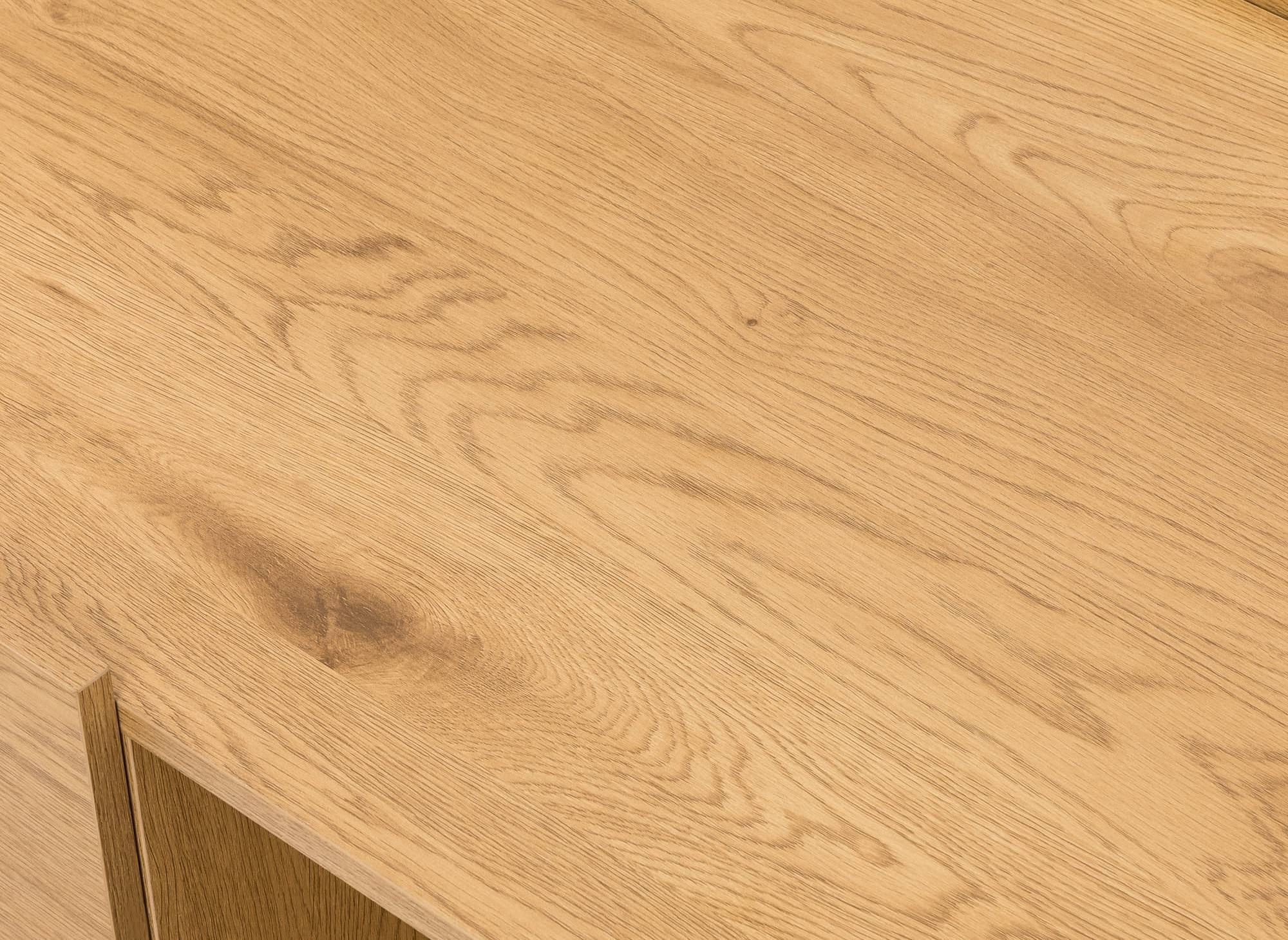 Table basse 2 tiroirs en bois couleur chêne SACHA