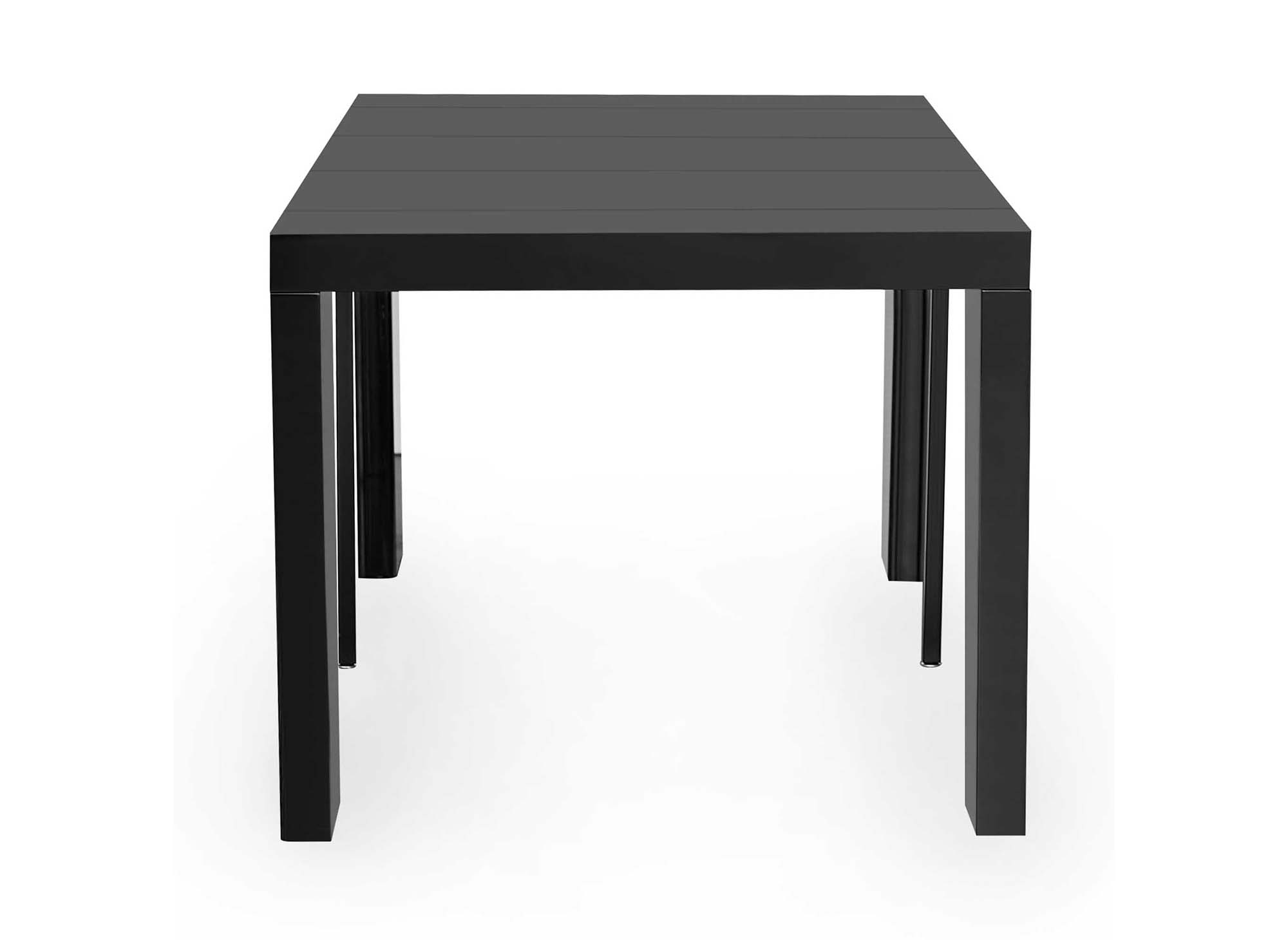 Table console extensible noir 8 personnes ESTELLE