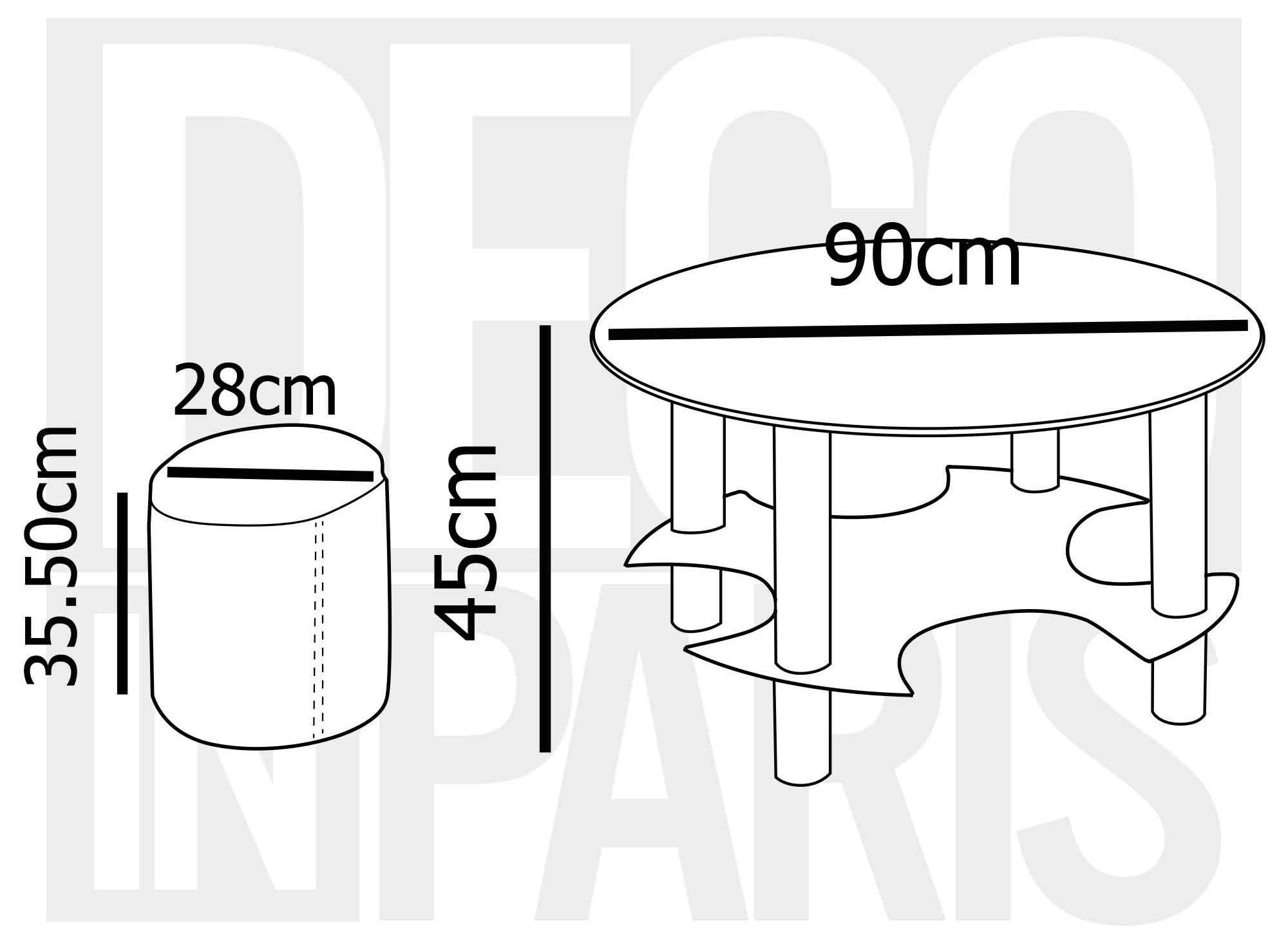 Table Basse Ronde En Verre Et 4 Poufs Macoumi Decoinparis Table Basse Ronde En Verre Et 4 Poufs Macoumi Decoinparis