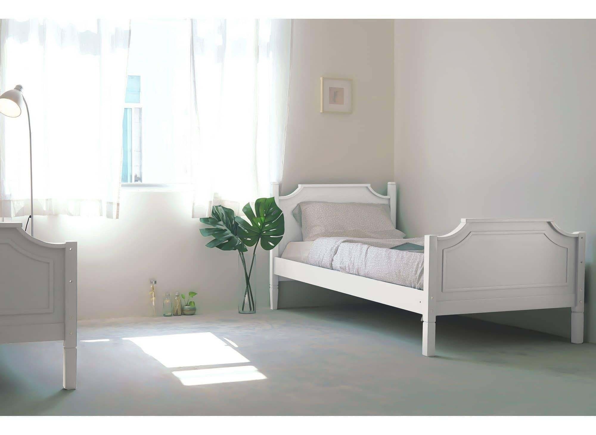 Lit superposé séparable en bois blanc PAULINE 90 x 190 cm