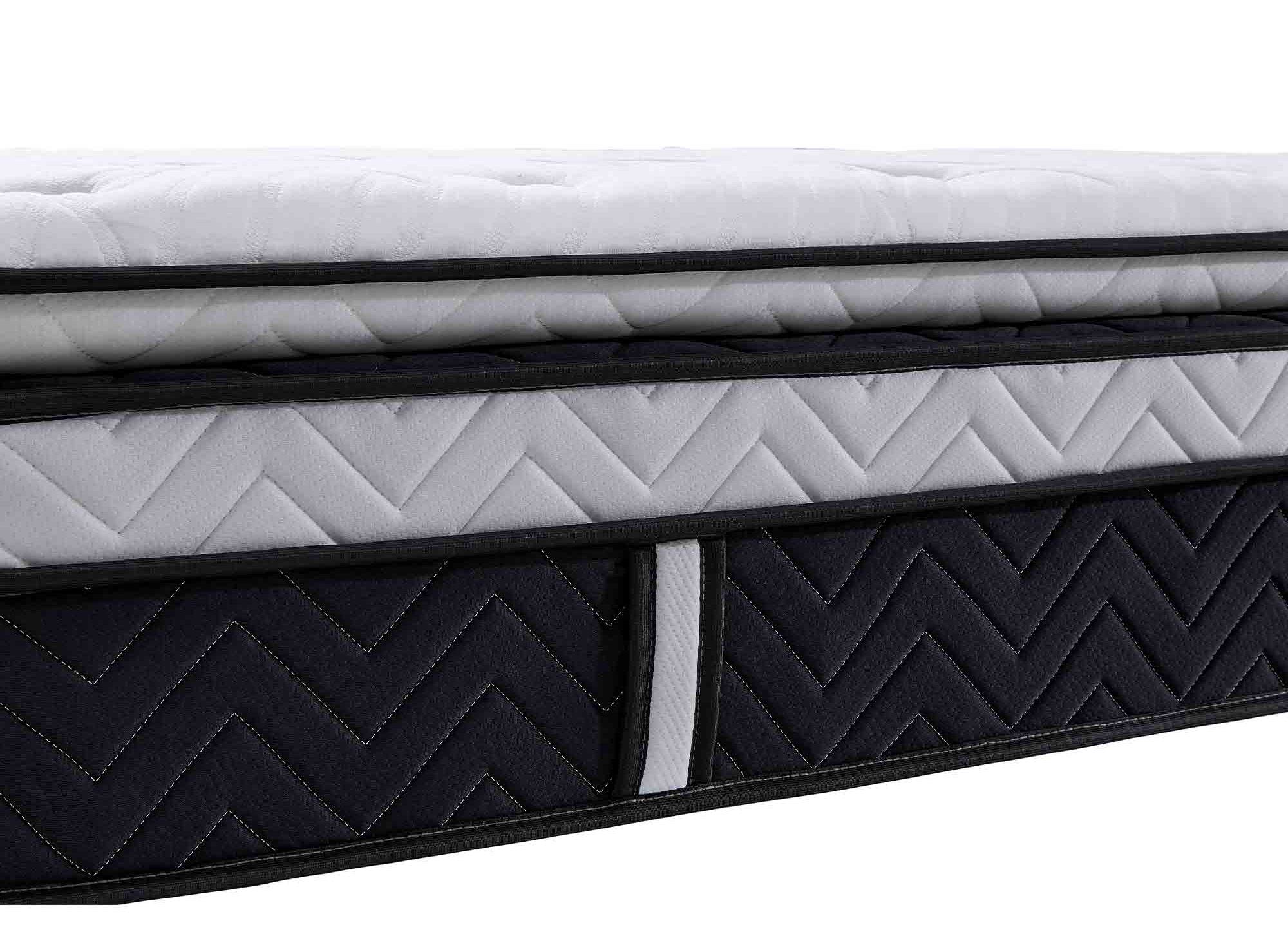 Matelas hybride mémoire de forme 140 x 190 cm épaisseur 37 cm - PILLOW