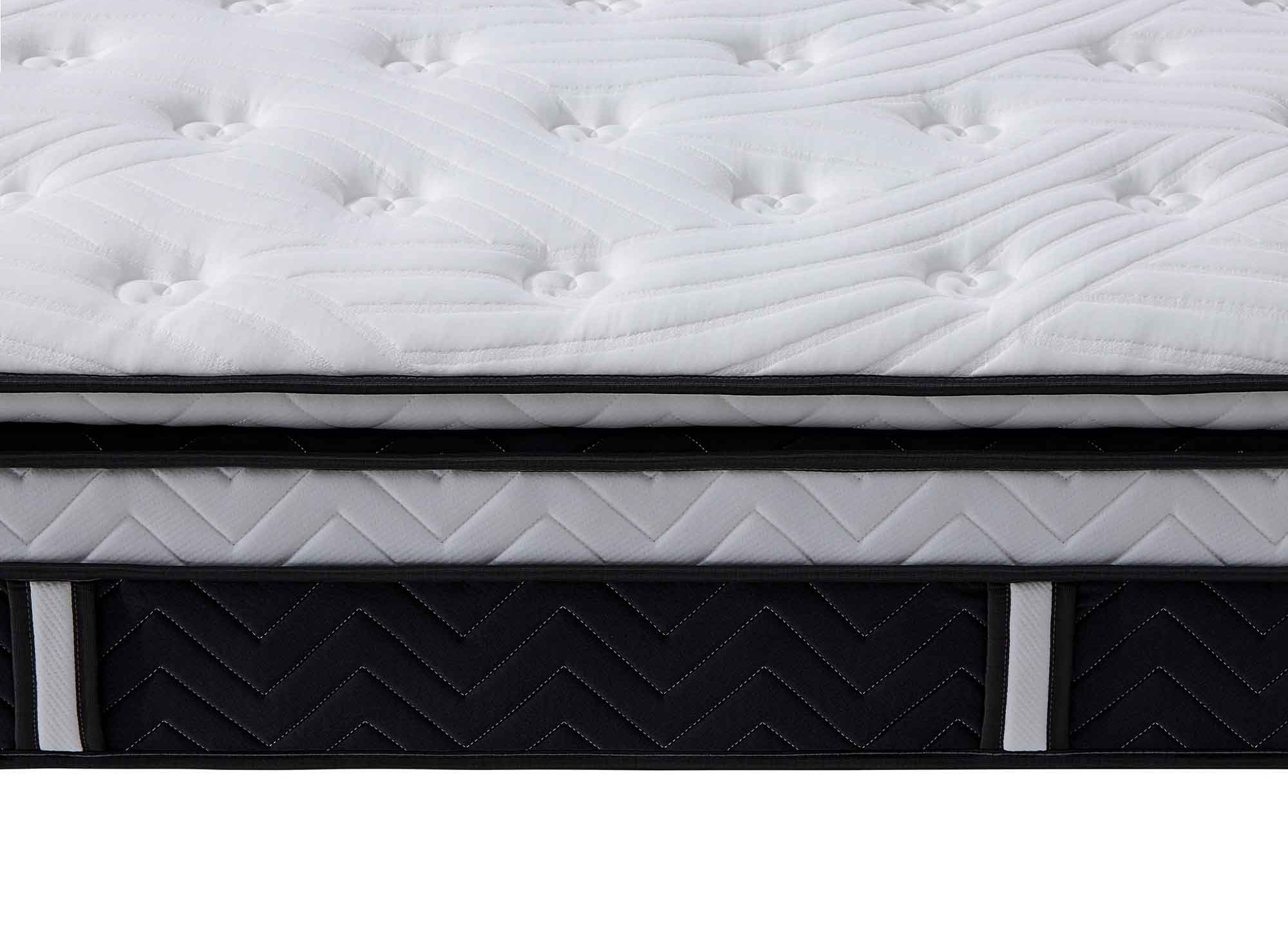 Matelas hybride mémoire de forme 140 x 190 cm épaisseur 37 cm - PILLOW