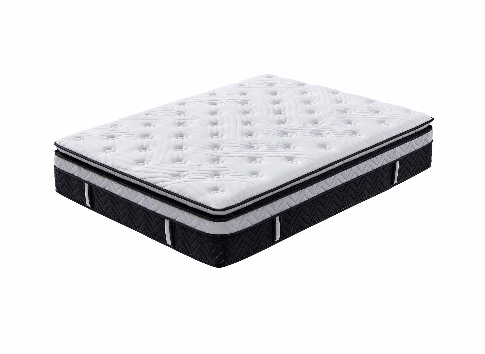 Matelas hybride mémoire de forme 140 x 190 cm épaisseur 35 cm - CLOUDY