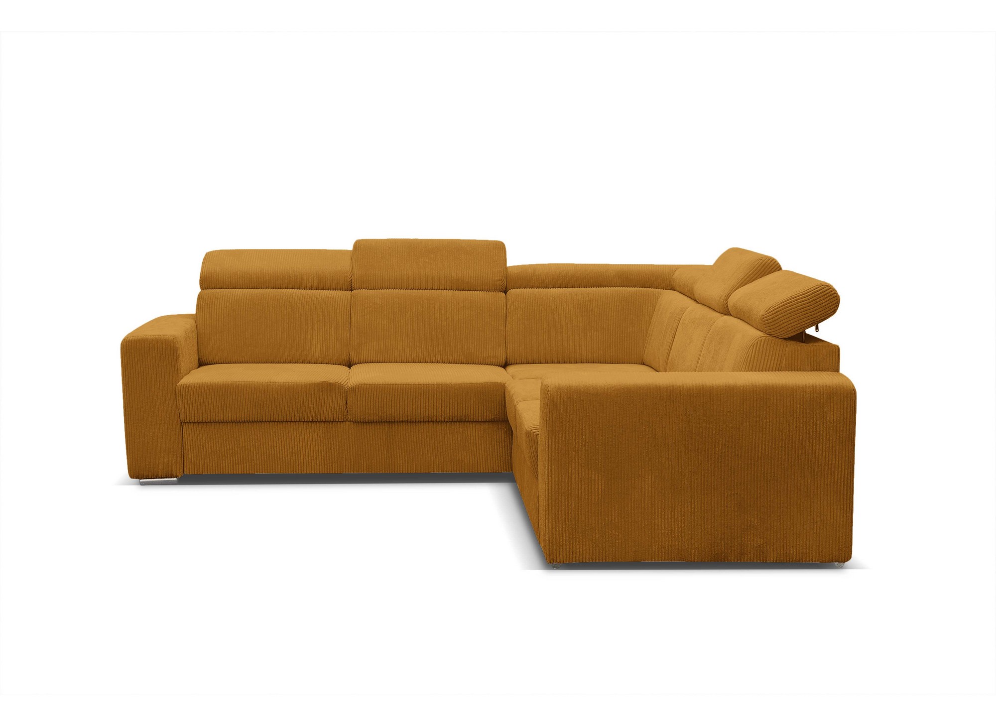 Canape D Angle Convertible Et Reversible En Velours Cotele Moutarde canape-d-angle-convertible-et-reversible-en-velours-cotele-moutarde